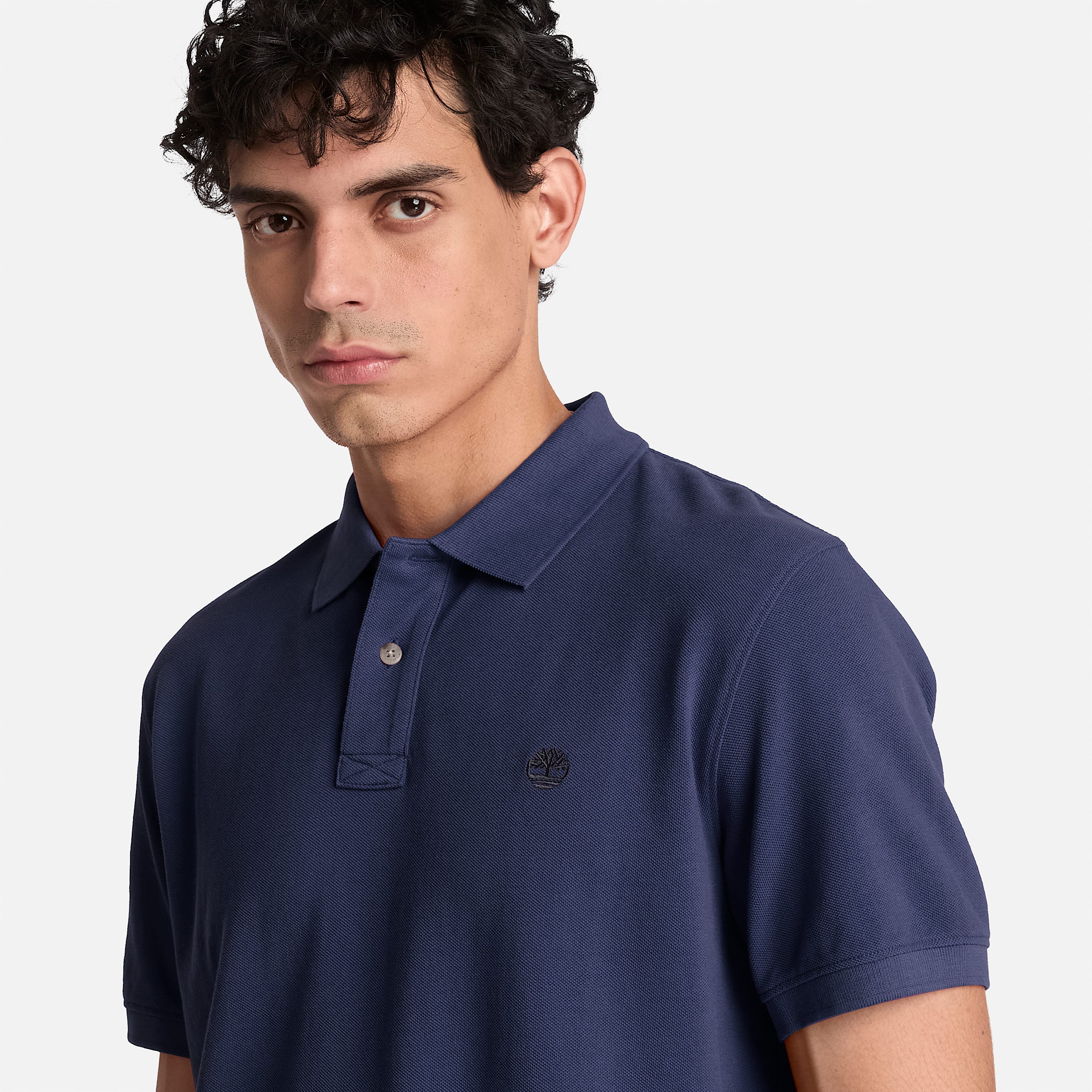 Millers River ShortSleeve Polo for Men in Dark Blue TBL Blue ALT3