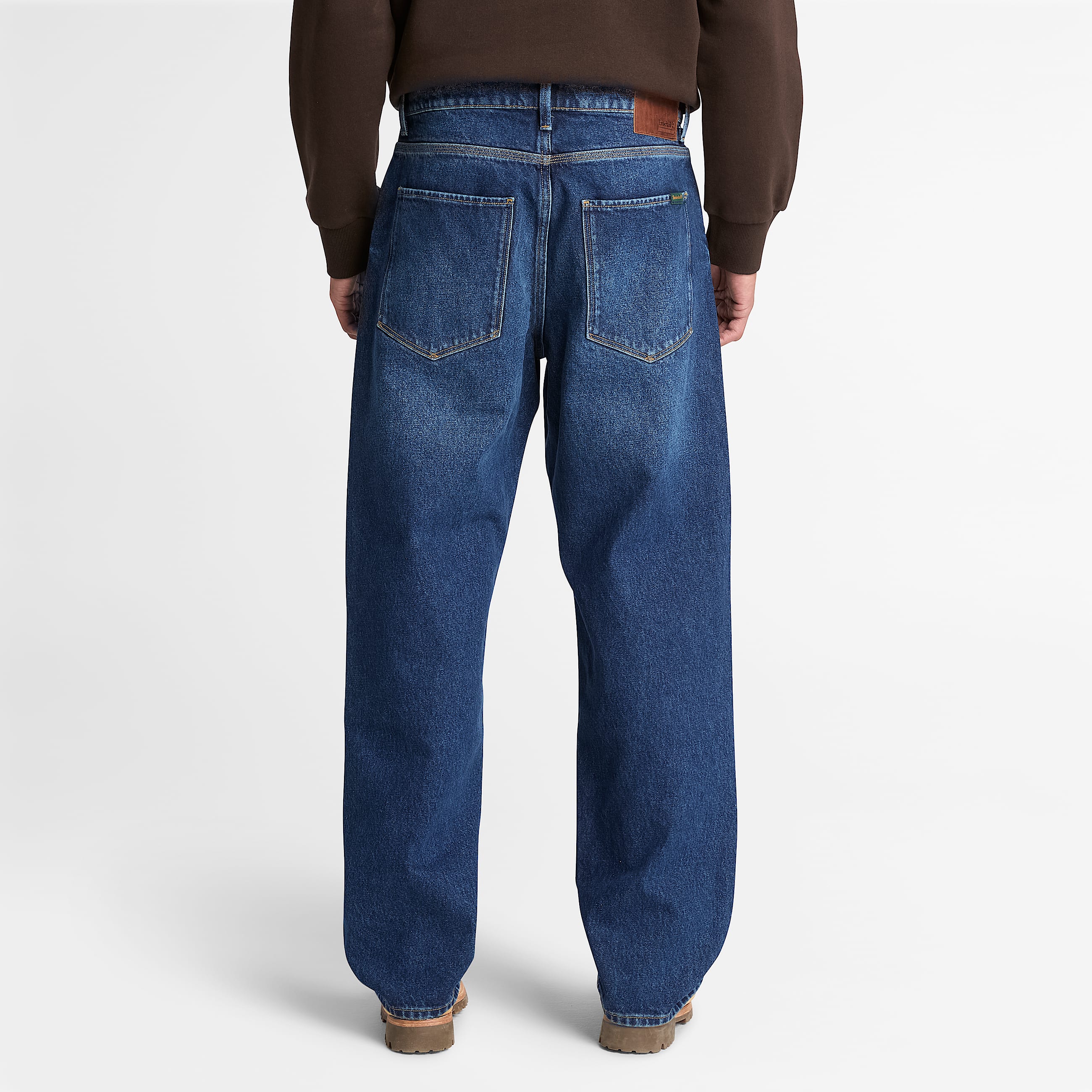 Relaxed Denim Trouser for Men in Dark Blue TBL Blue ALT8