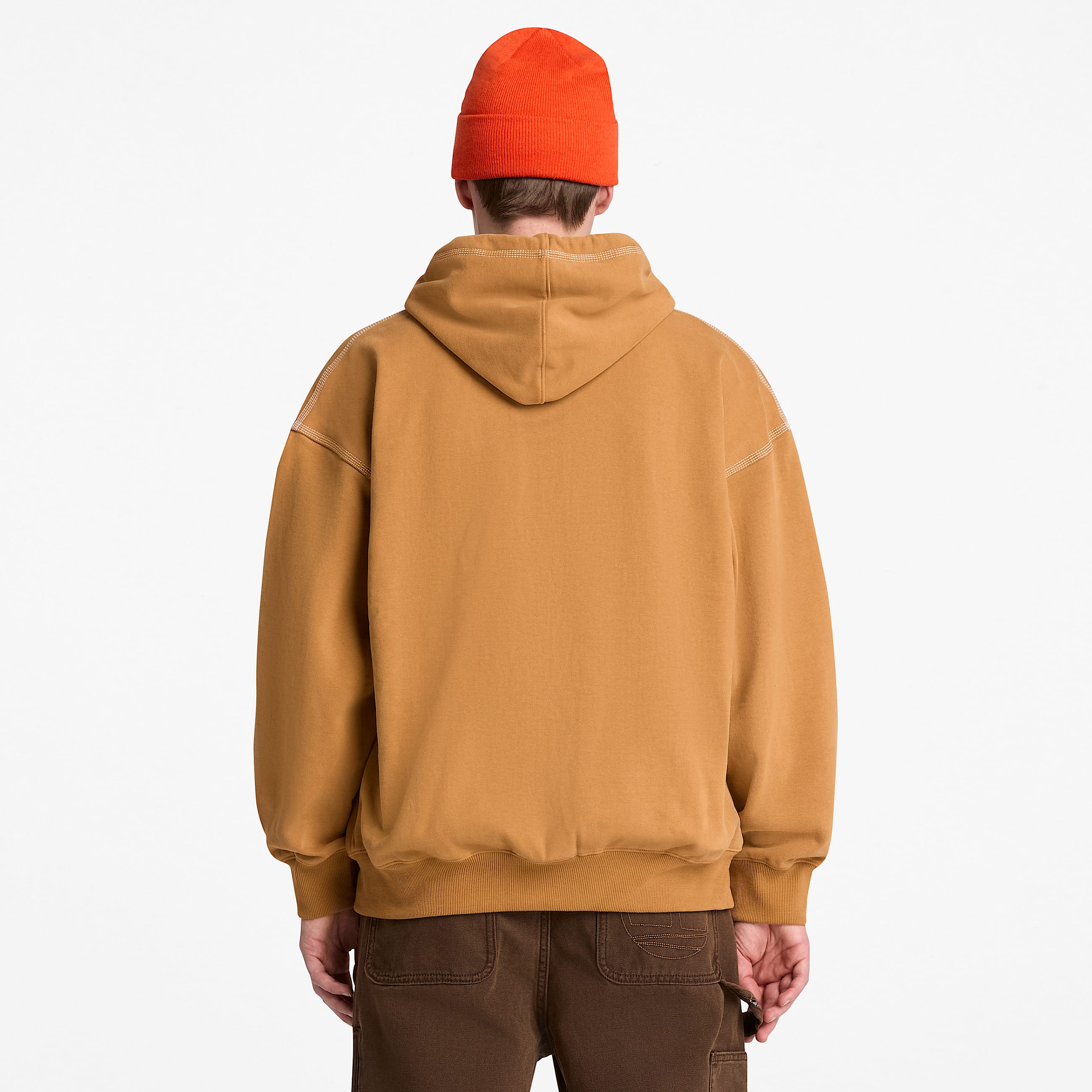 Sweat  capuche zipp Iconic pour homme en jaune TBL jaune ALT8