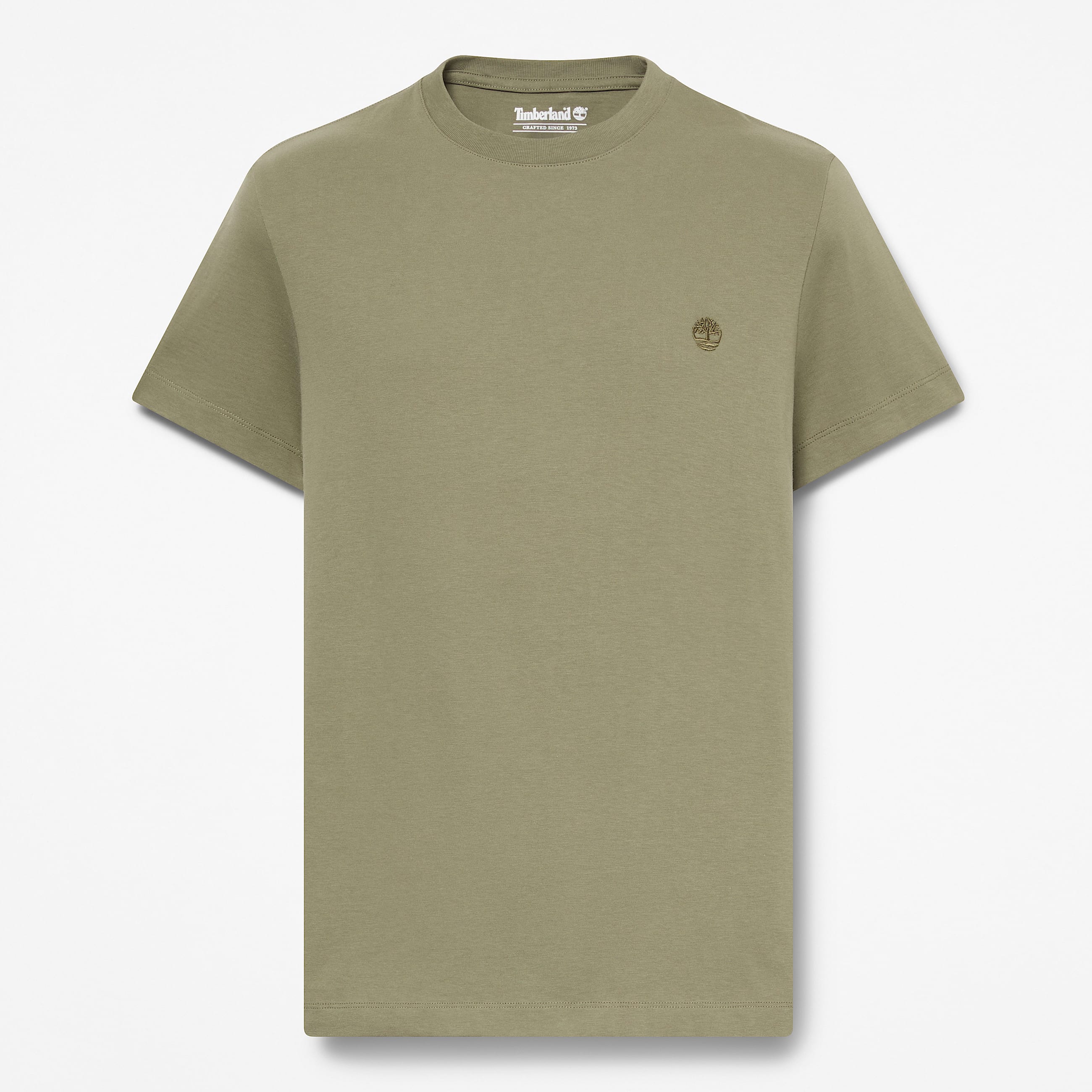 Dunstan River Slim ShortSleeve TShirt for Men in Green TBL Green HERO