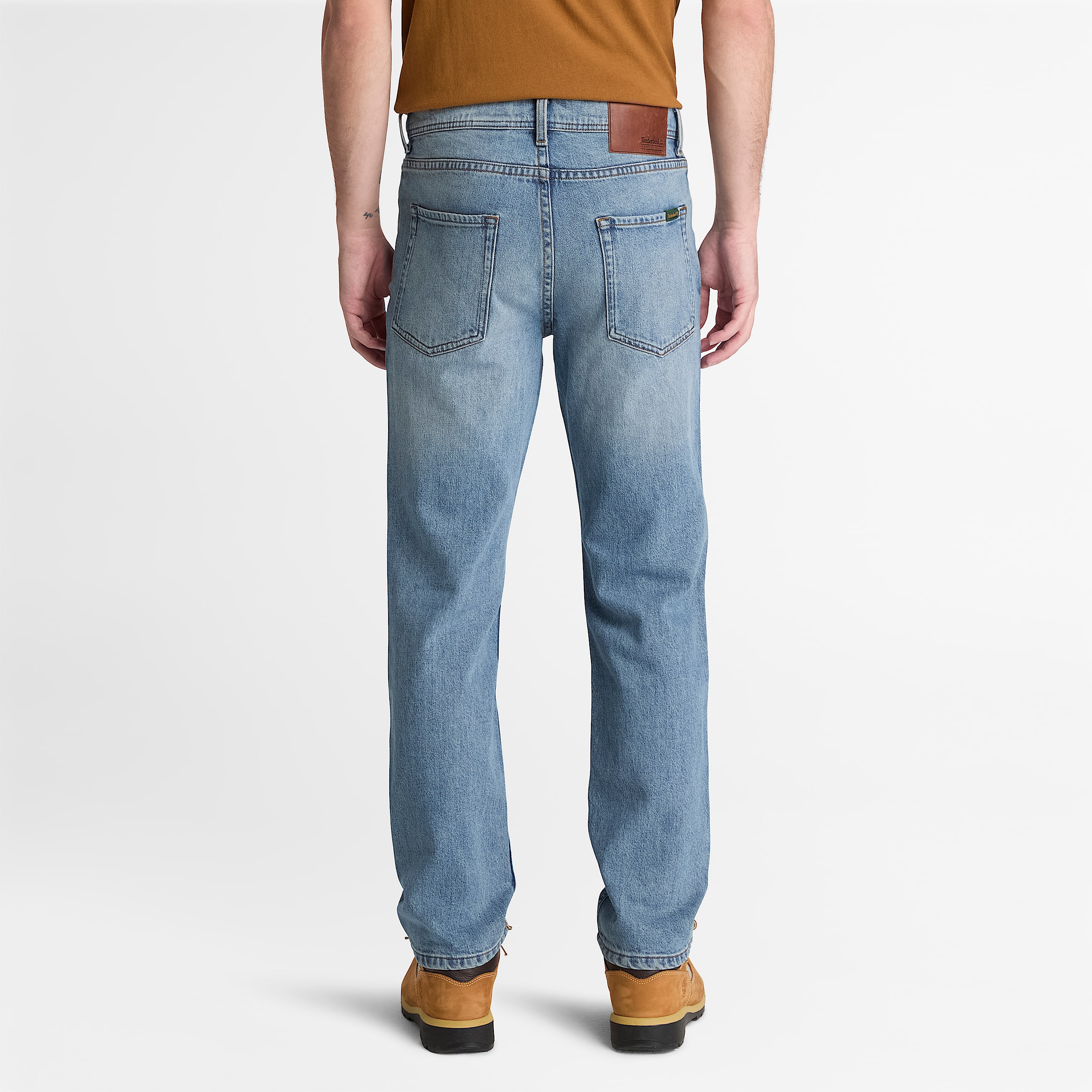Straight Denim Trouser for Men in Light Blue TBL Blue ALT8