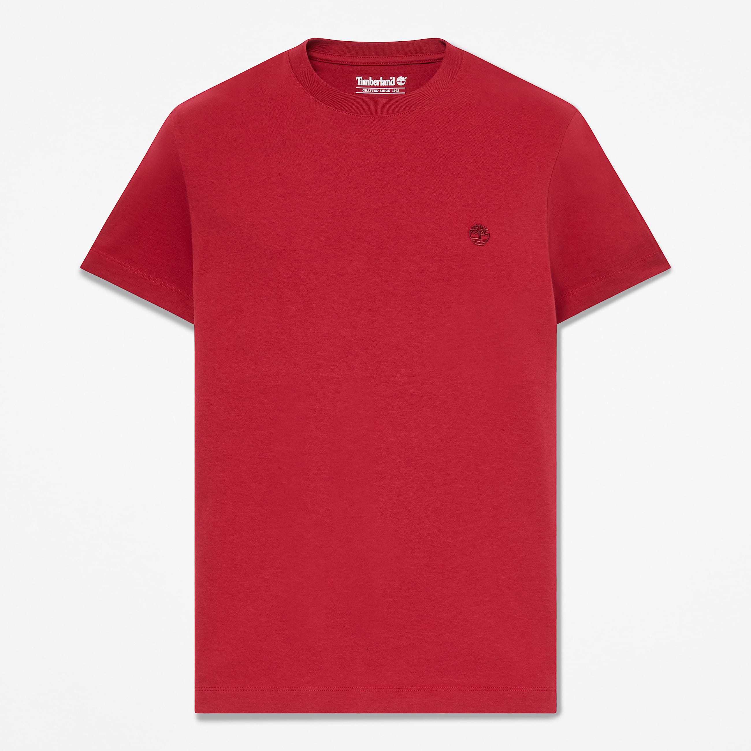 Dunstan River Slim ShortSleeve TShirt for Men in Red TBL Red HERO