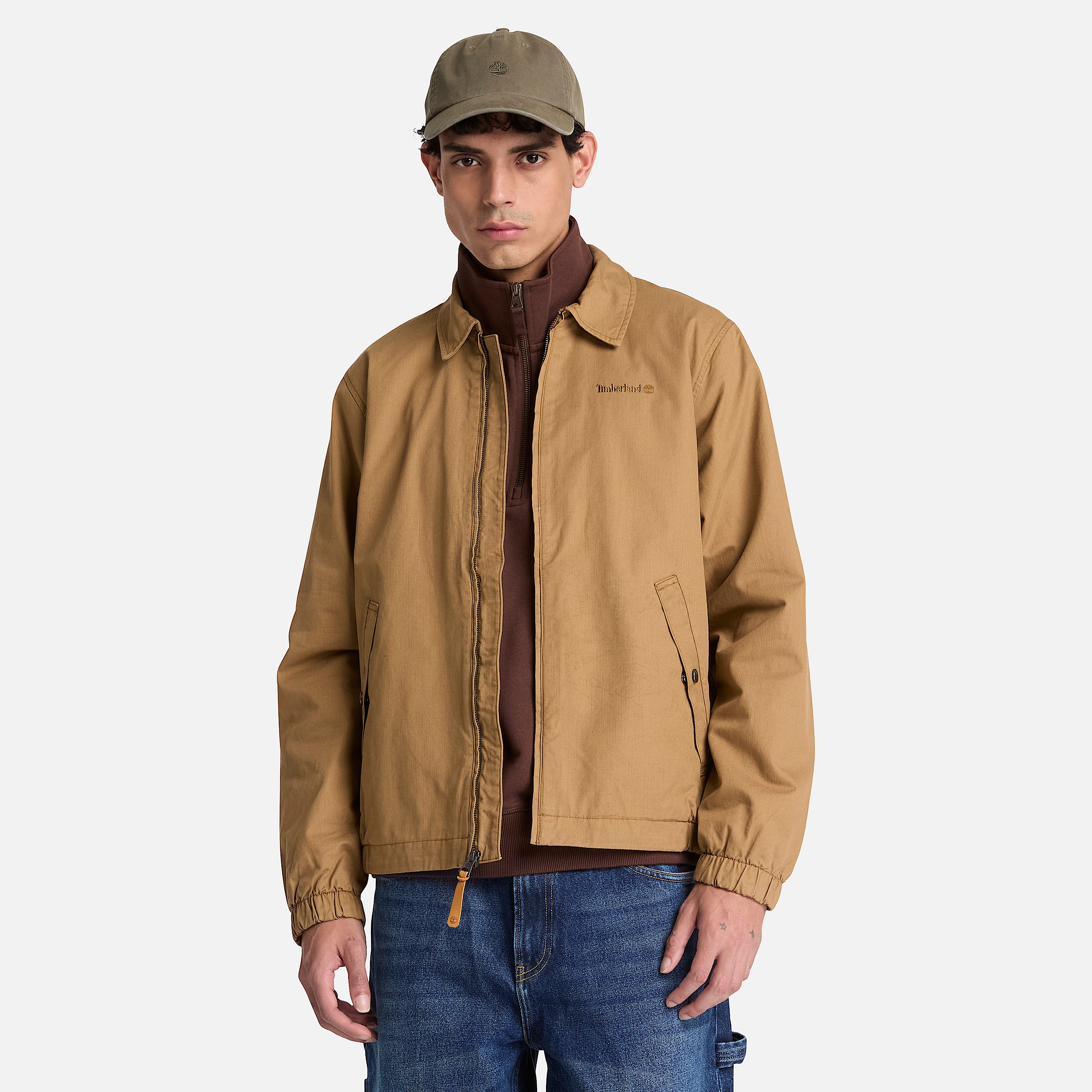 Bomber en coton Stratham pour homme en marron TBL marron ALT1