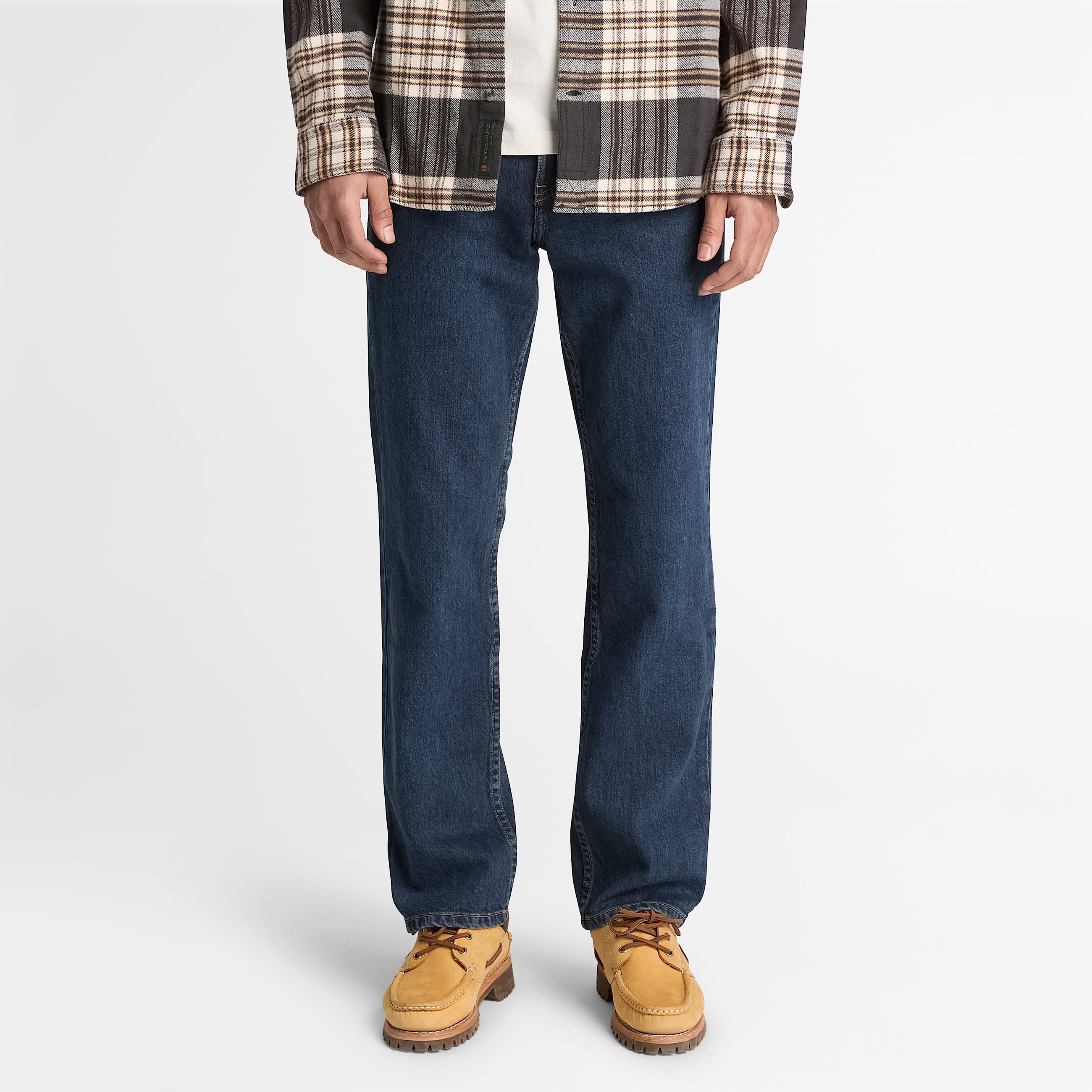Straight Denim Trouser for Men in Dark Blue TBL Blue ALT1