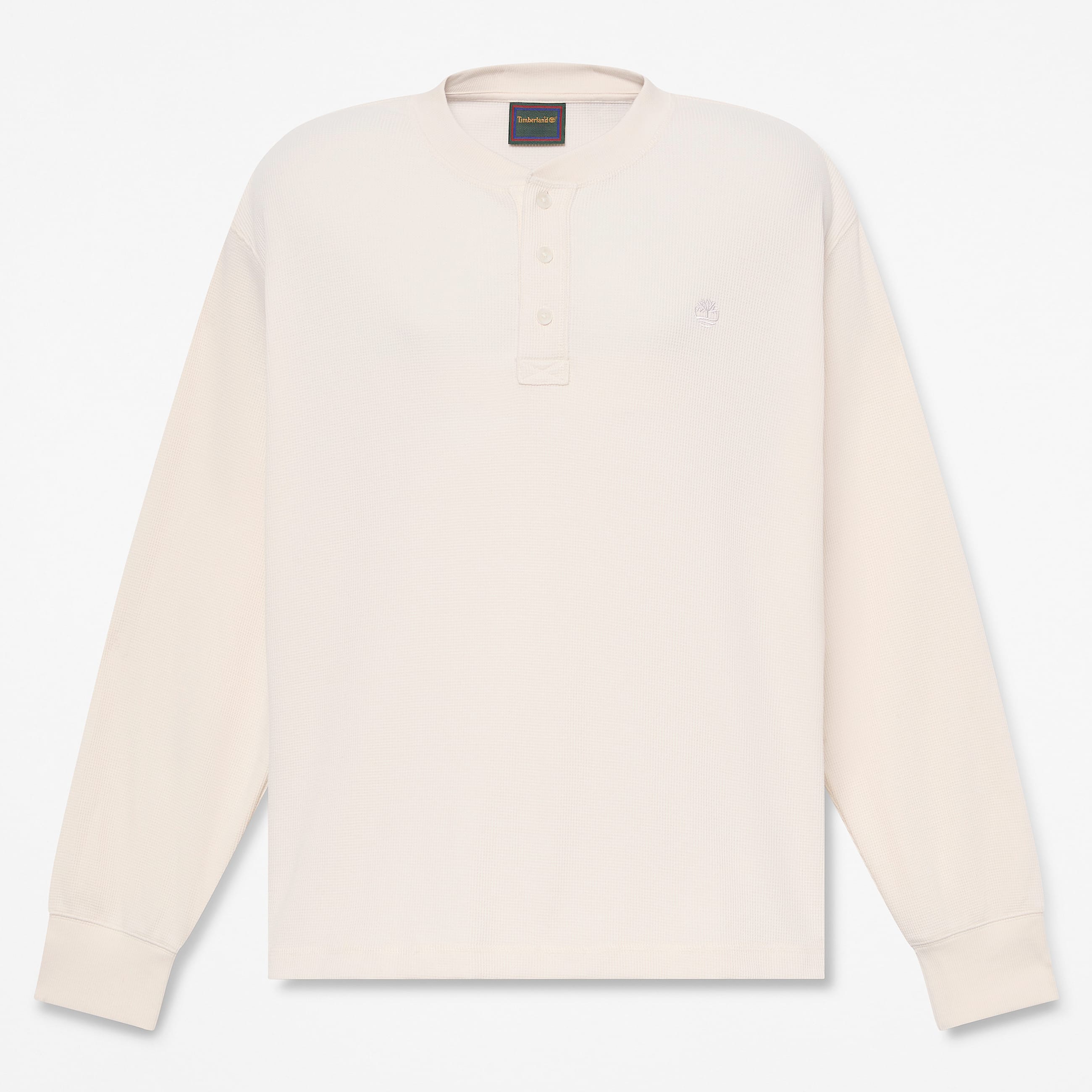 Langrmeliges Wharf River Polohemd mit Waffelstruktur fr Herren in Beige TBL Beige HERO