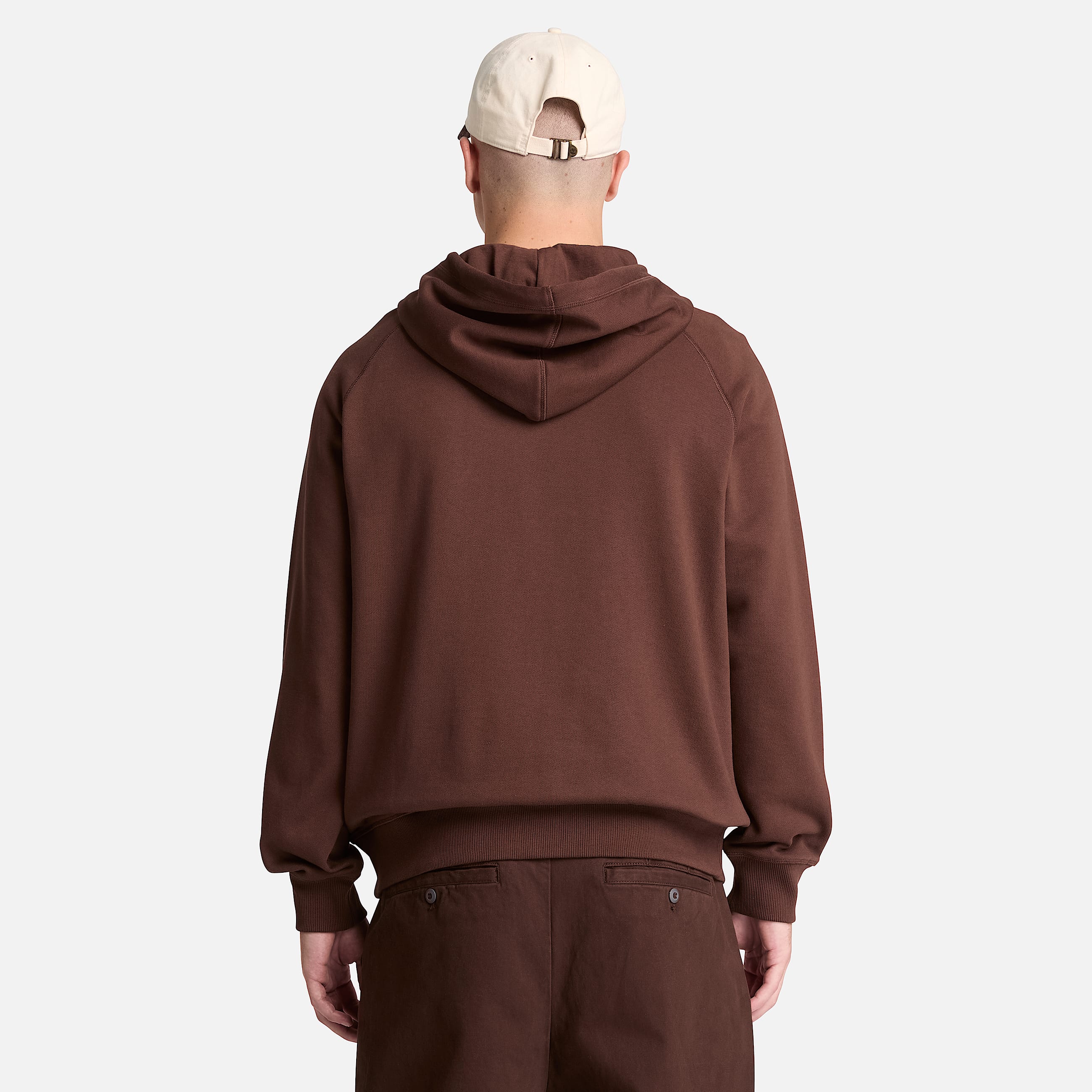 Sudadera con capucha y cremallera integral Exeter River para hombre en marrn oscuro TBL marrn ALT8