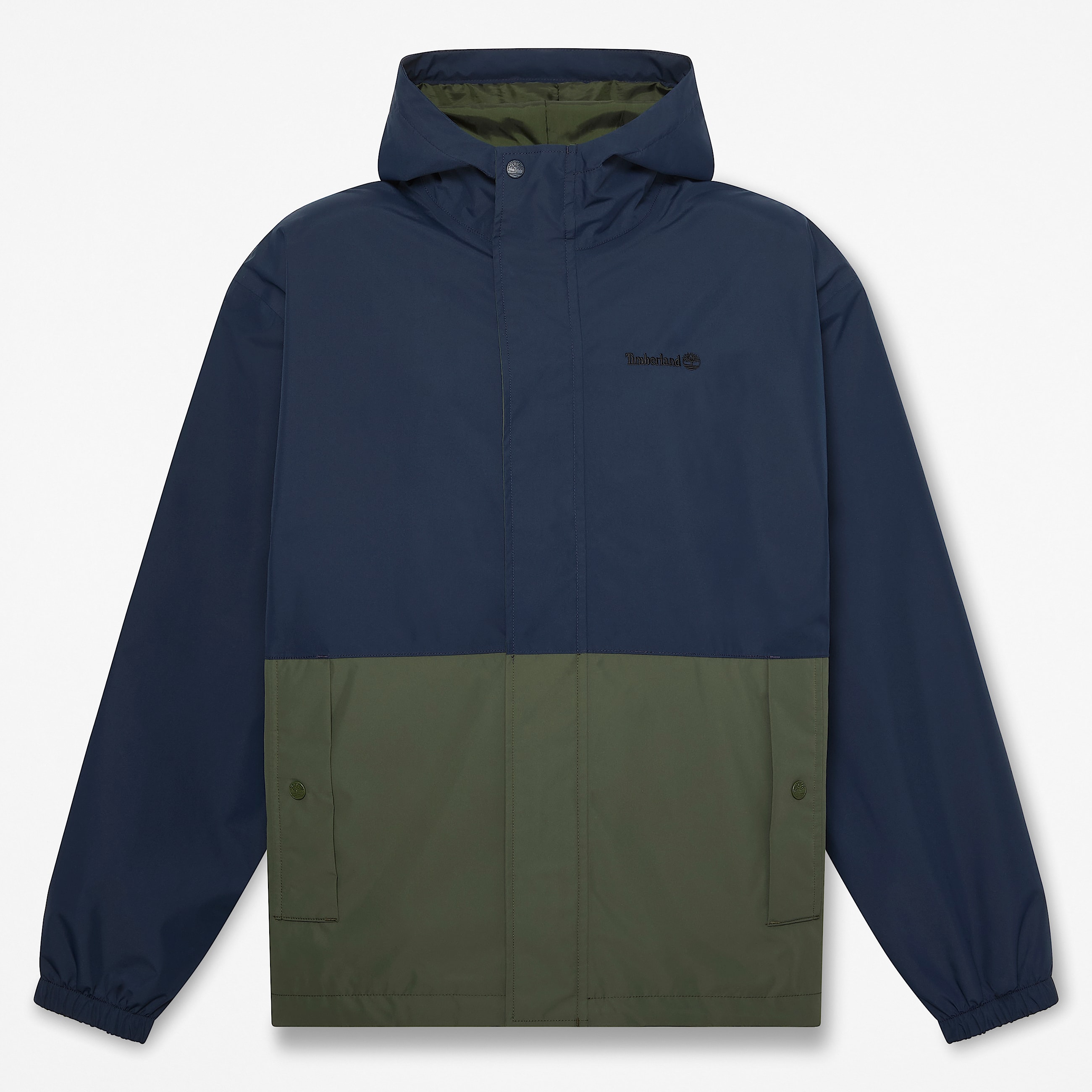 Waterproof Shell Jacket for Men in Dark Blue/Dark Green