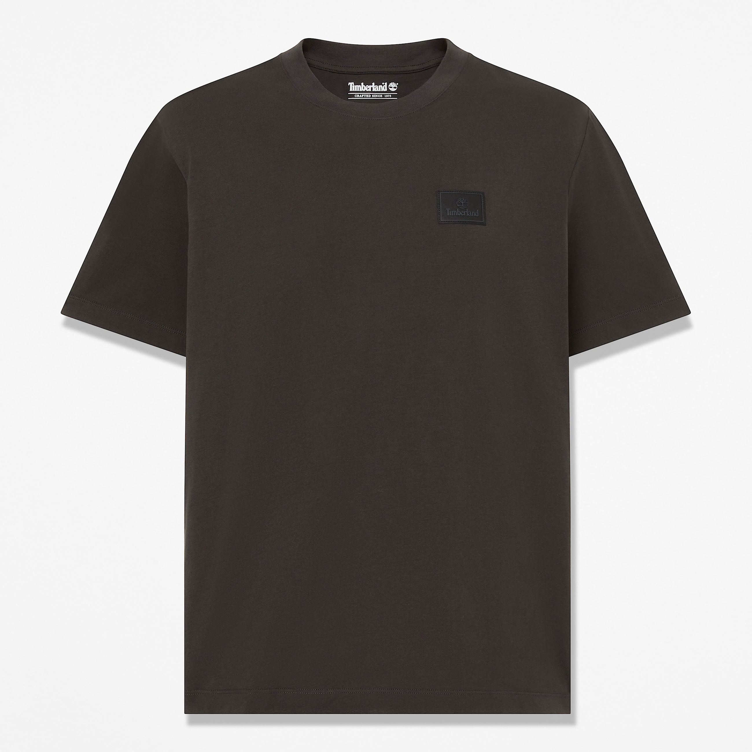 Tshirt  manches courtes et cusson en silicone pour homme en noir TBL noir HERO