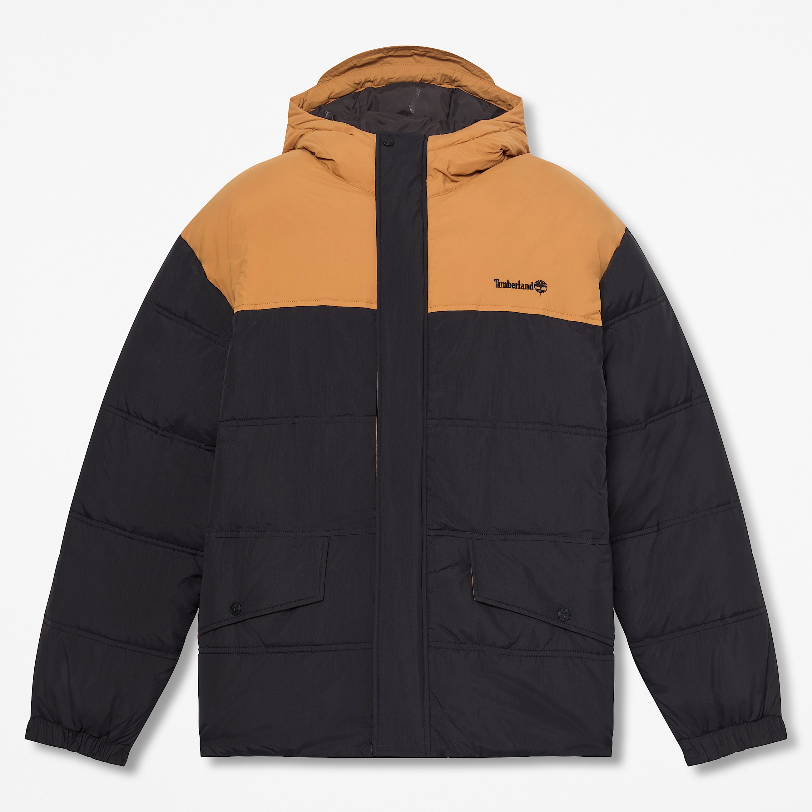Chaqueta acolchada impermeable para hombre en Negroamarillo TBL negro HERO
