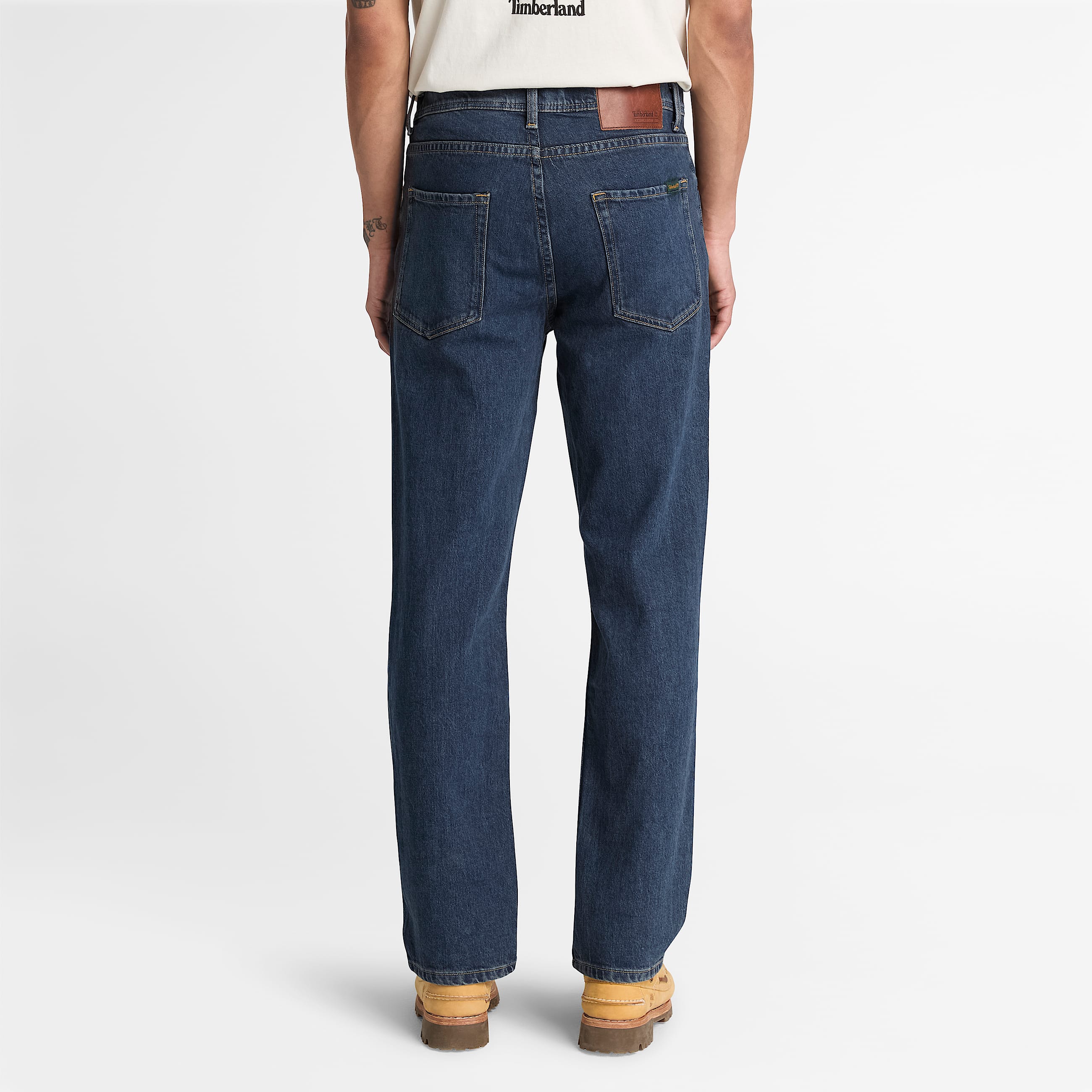 Straight Denim Trouser for Men in Dark Blue TBL Blue ALT8