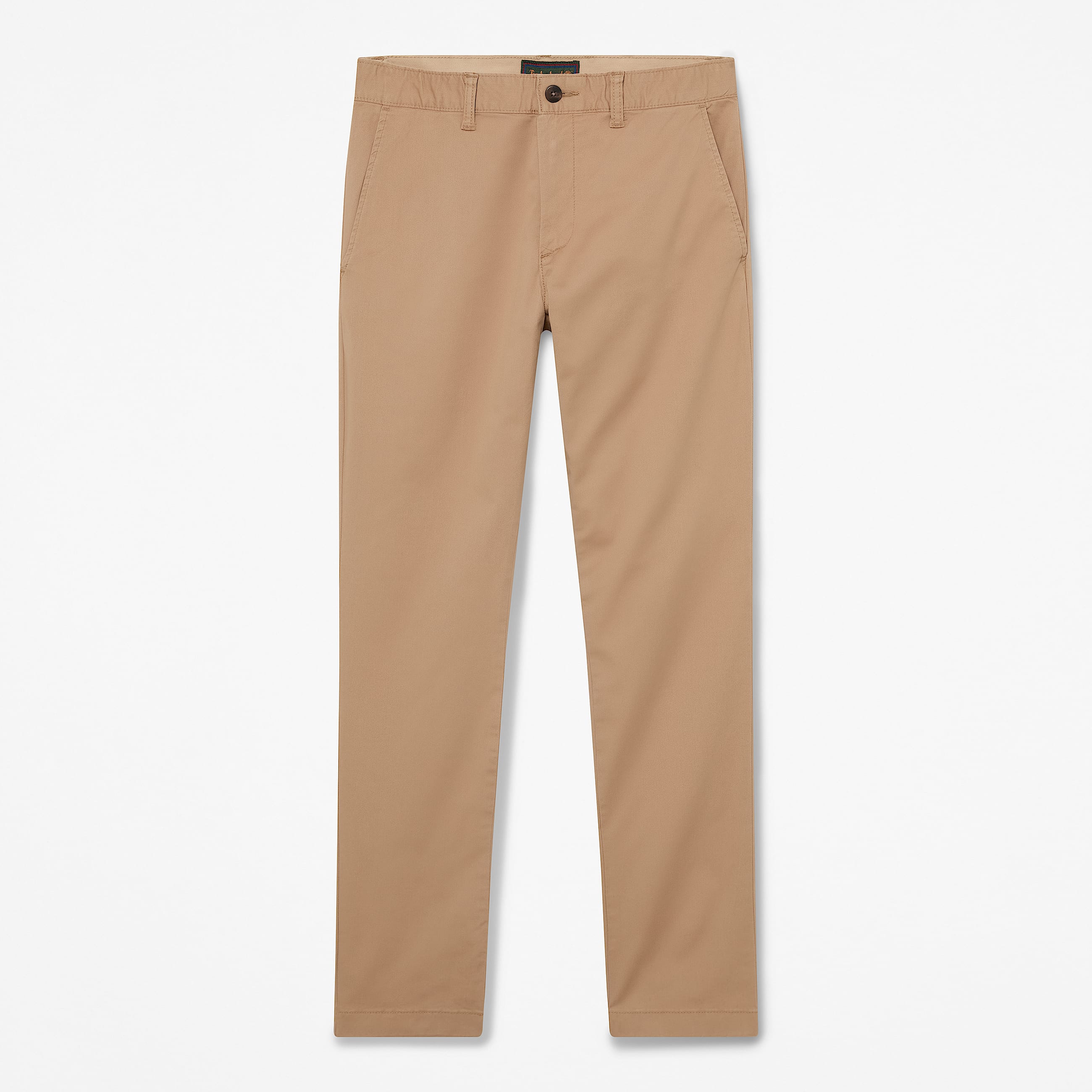 Claremont Slim Twill Chino Trouser for Men in Light Brown TBL Brown HERO