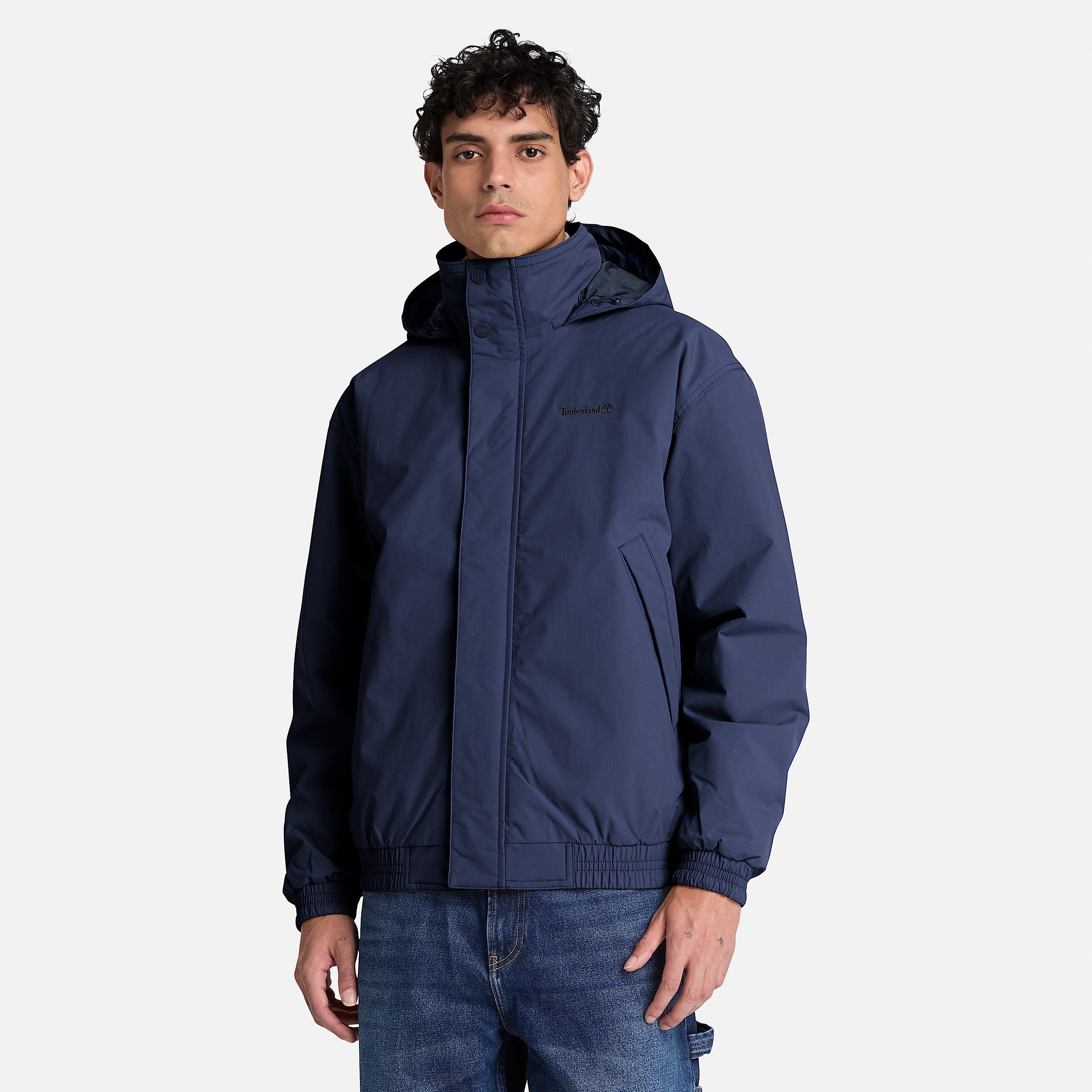 Wasserdichte isolierte Bomberjacke fr Herren in Dunkelblau TBL Blau ALT1