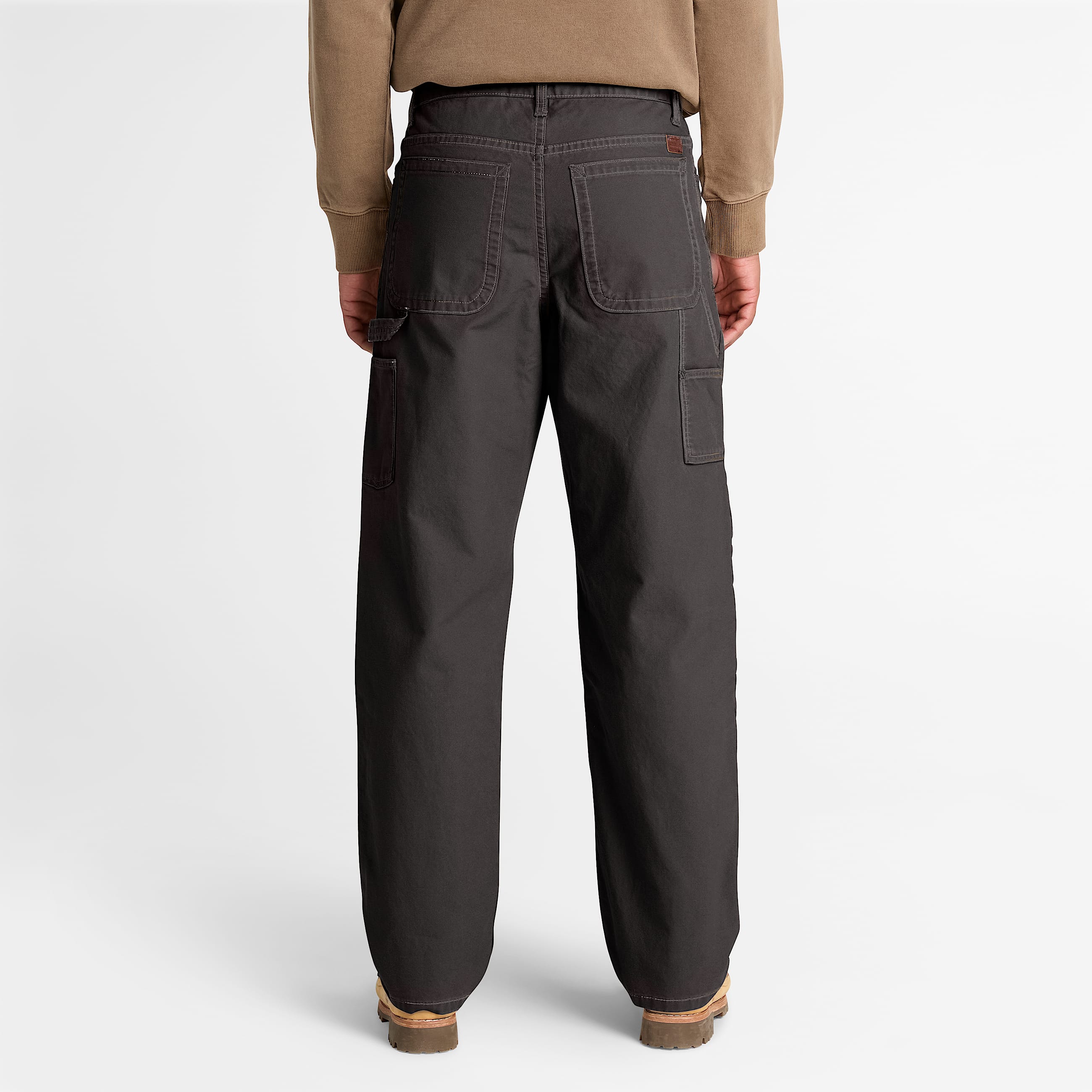 Rindge Canvas Carpenter Trouser for Men in Black TBL Black ALT8