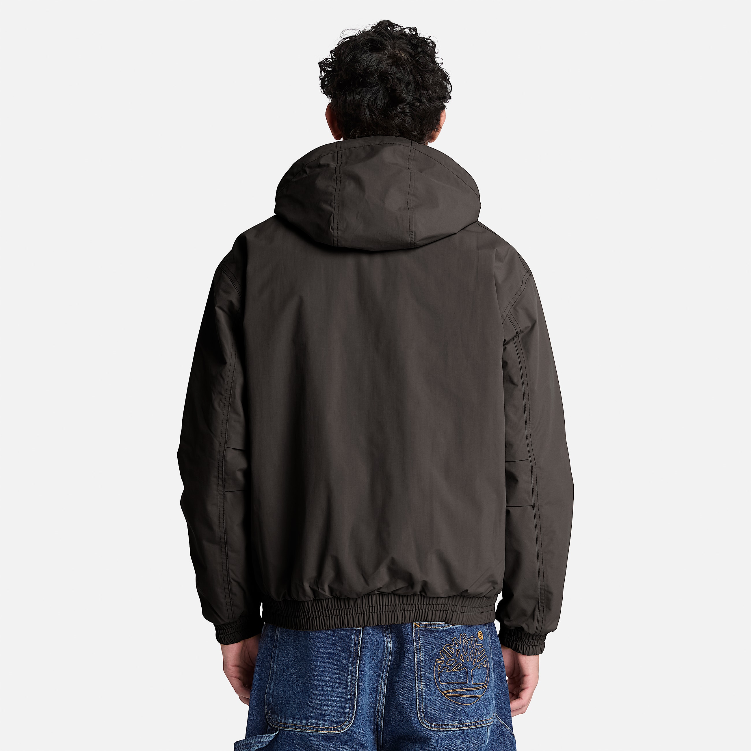 Waterproof Insulated Bomber for Men in Black TBL Black ALT8