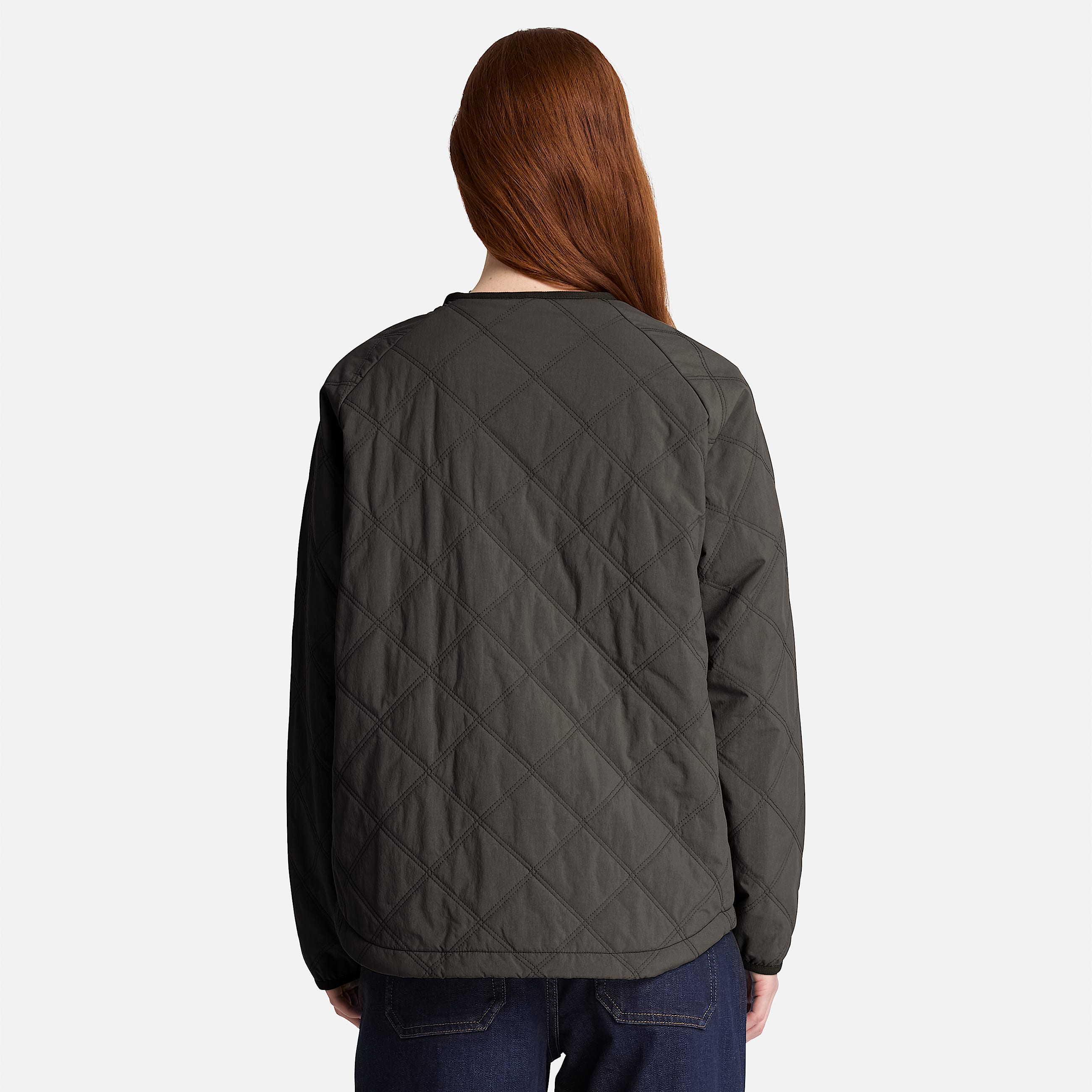 Water Repellent Quilted Jacket for Women in Black TBL Black ALT8
