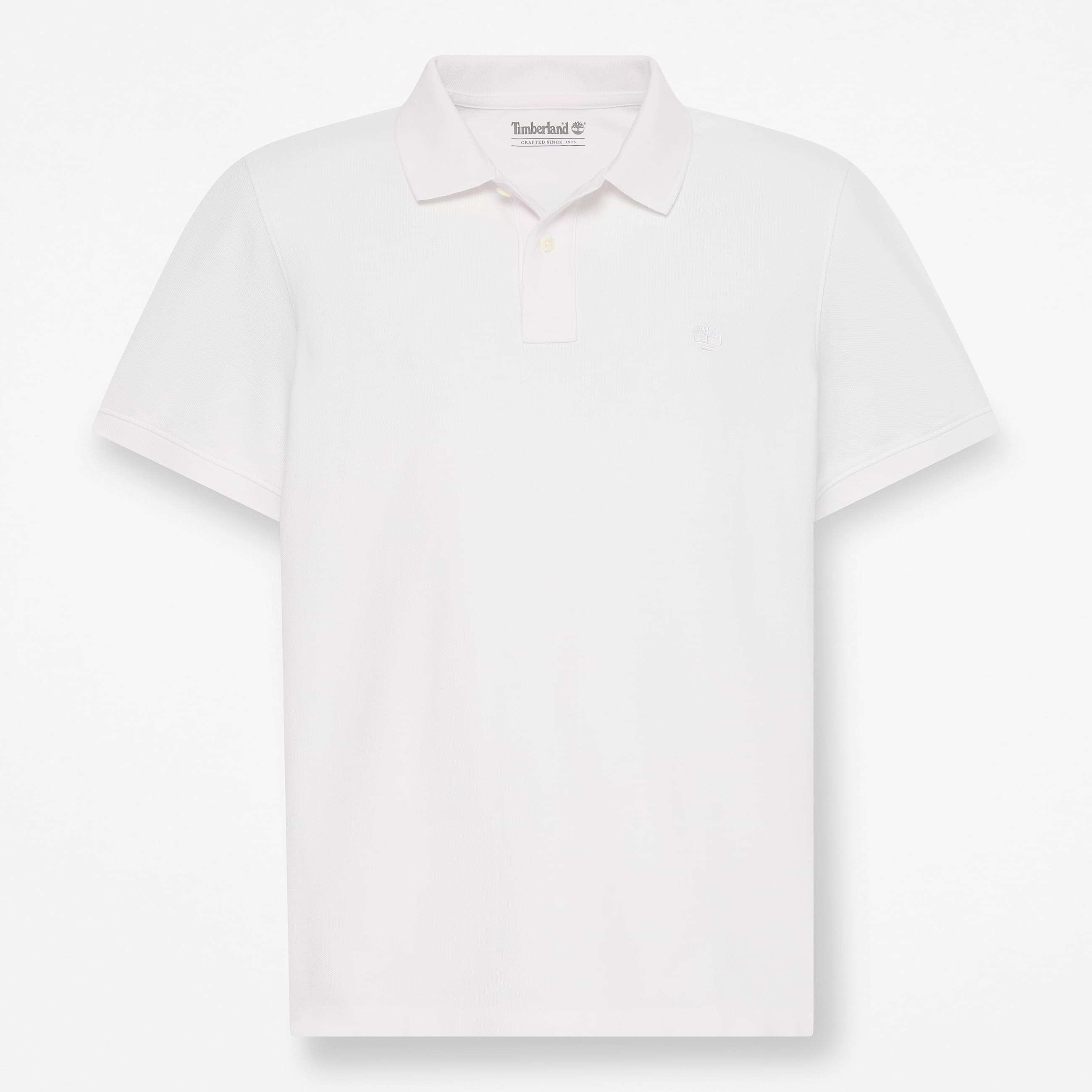 Millers River ShortSleeve Polo for Men in White TBL White HERO