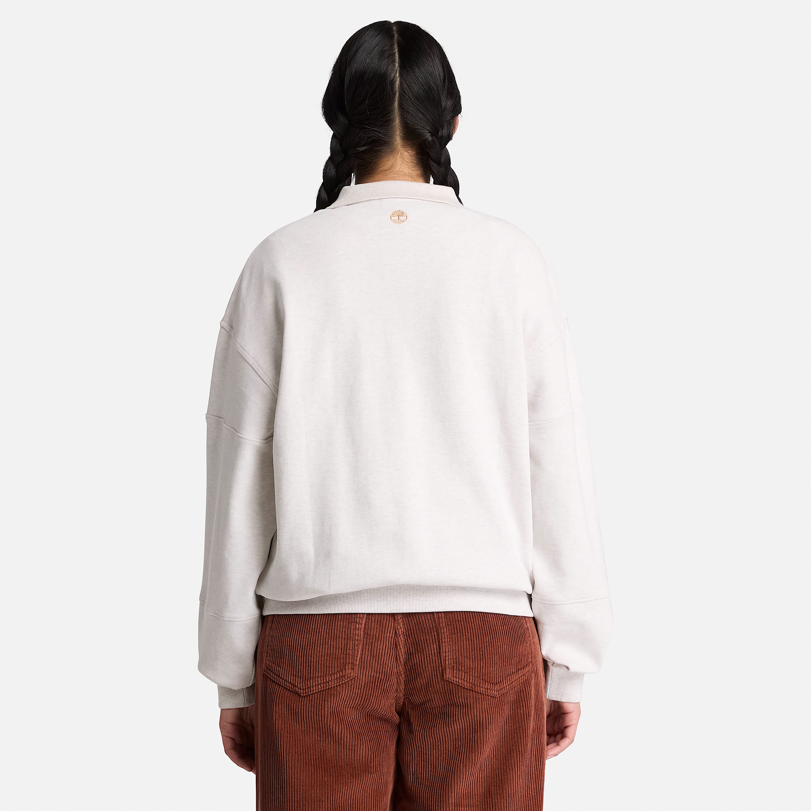 Rugby Polo Sweatshirt for Women in Light Beige TBL Beige ALT8