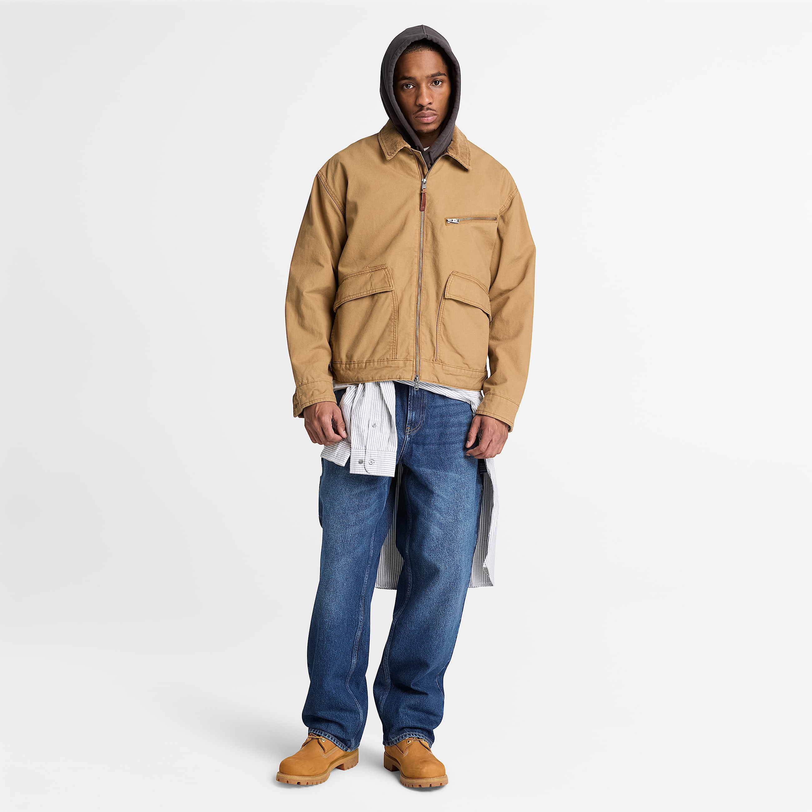 Strafford CanvasJacke fr Herren in Braun TBL Braun ALT2