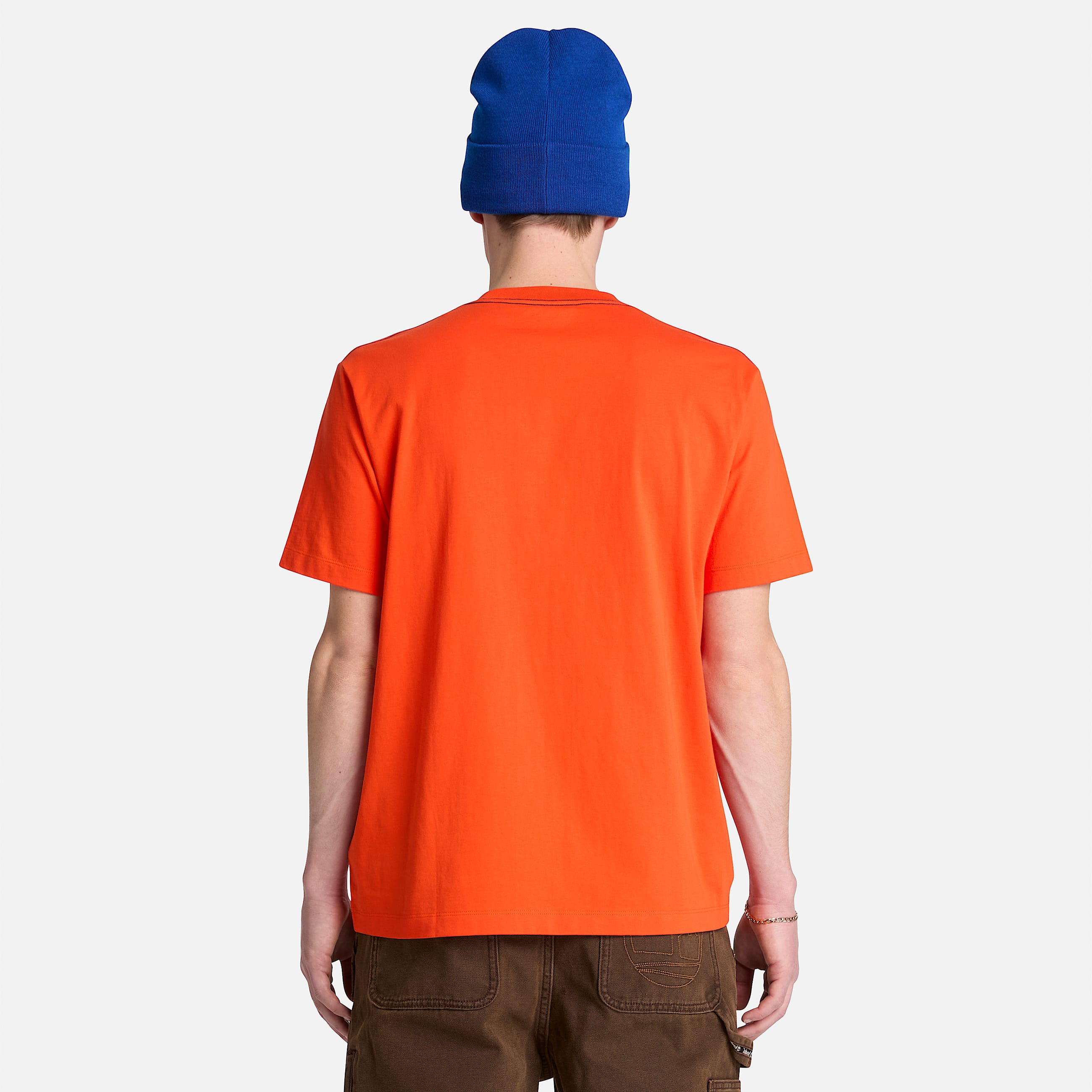 Tshirt a Maniche Corte con Ricamo Established 1973 da Uomo in arancione TBL arancione ALT8