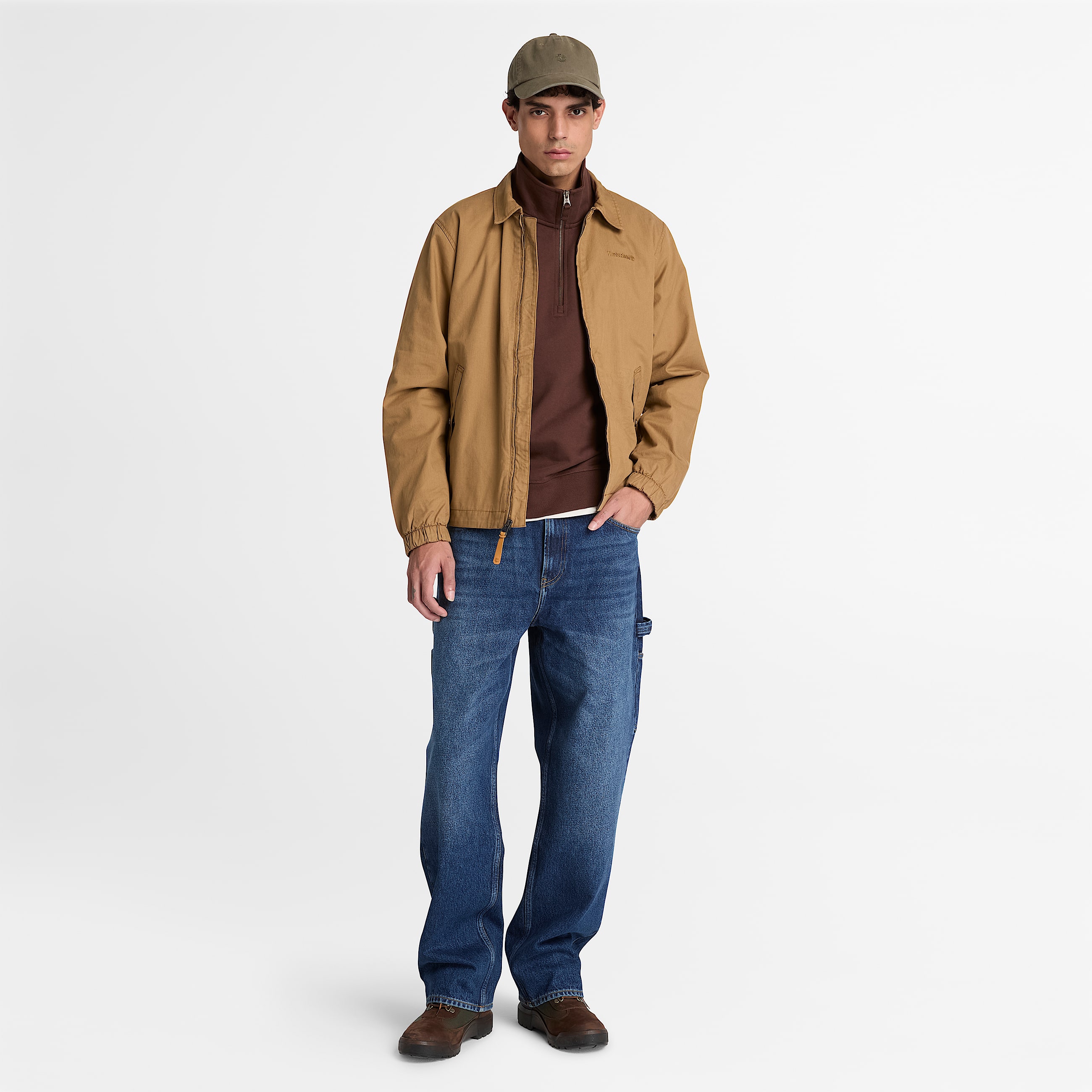 Bomber en coton Stratham pour homme en marron TBL marron ALT2