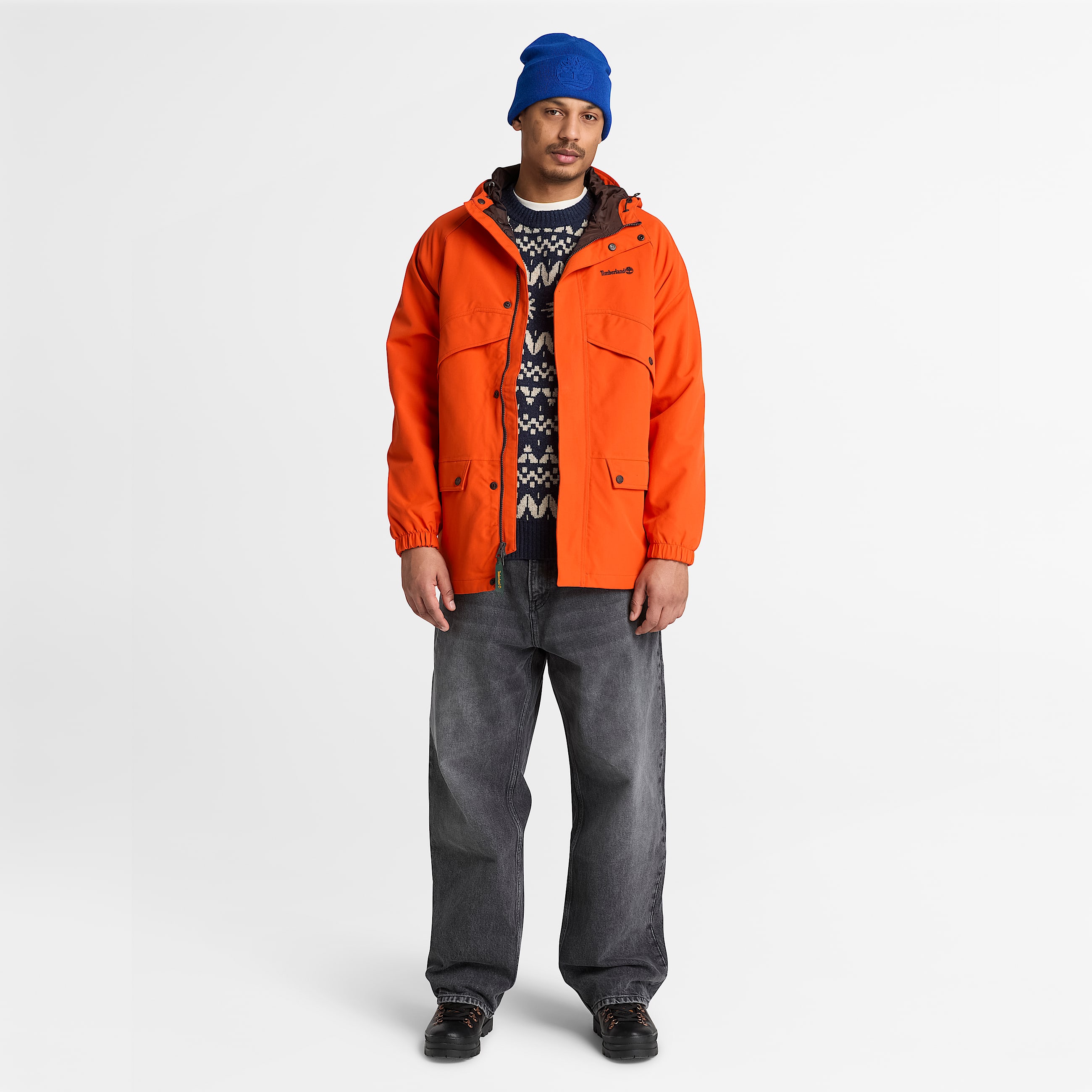 Weatherline ArchiveInspired Parka for Men in Orange TBL Orange ALT2