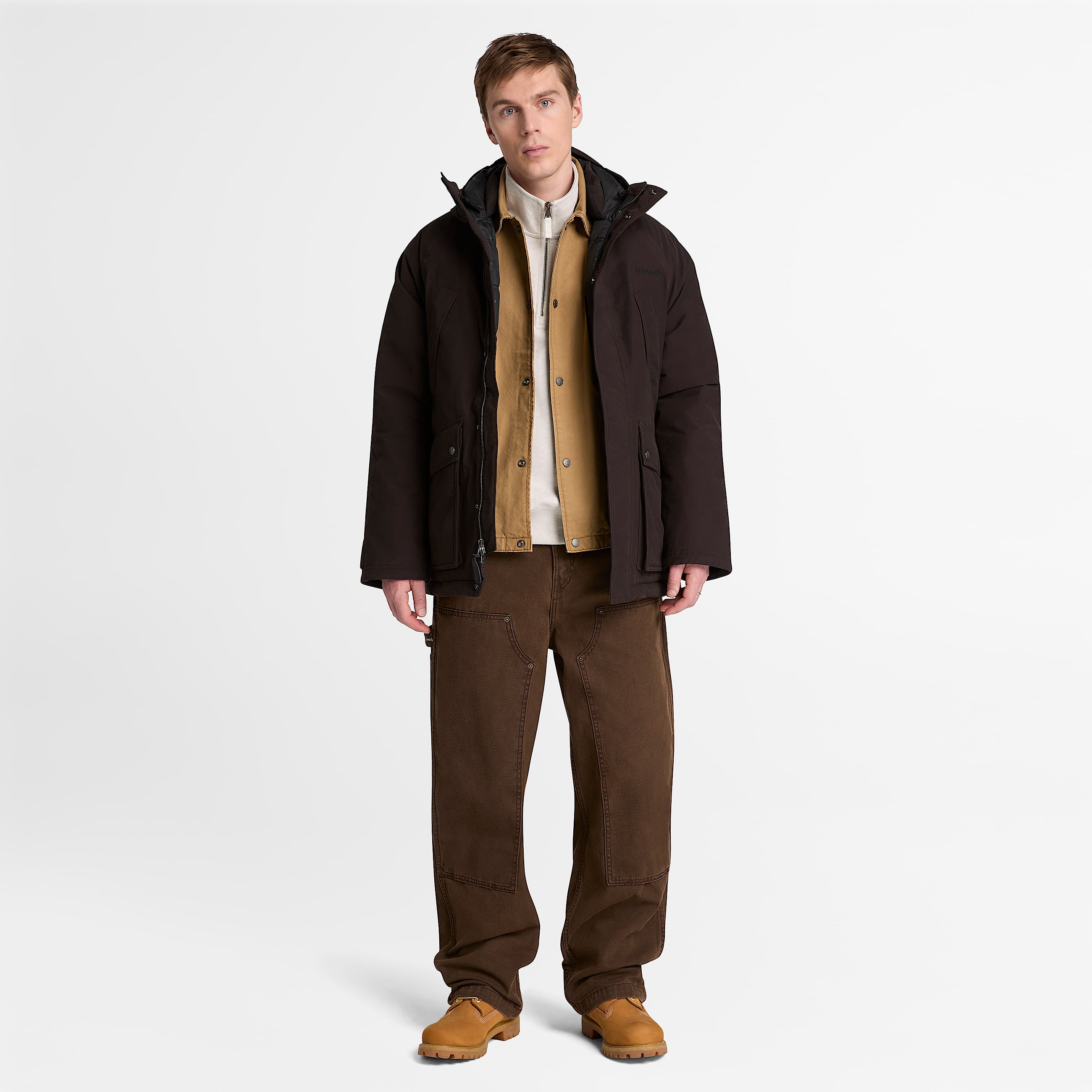 Coach Jacket for Men in Brown TBL Brown ALT2