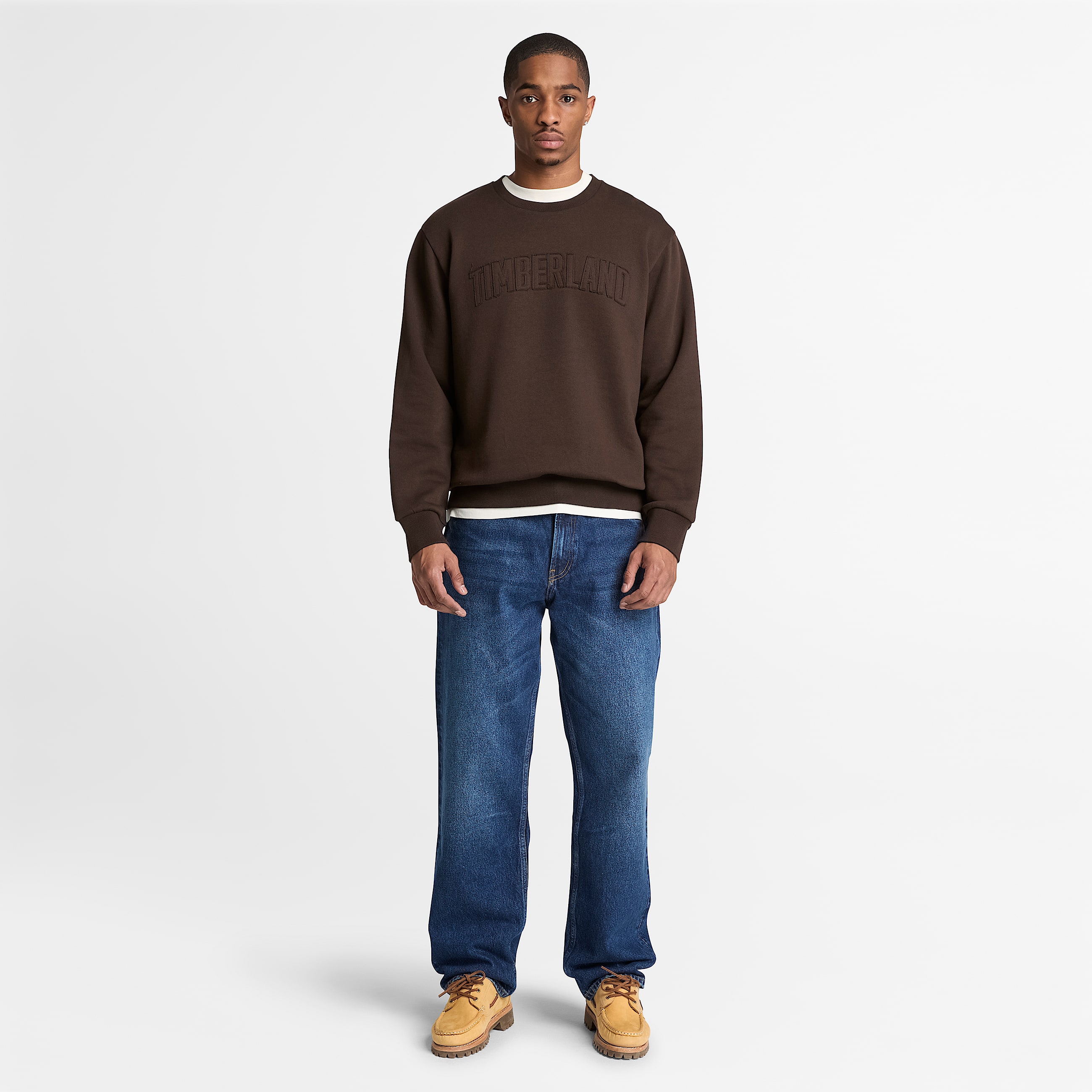Relaxed Denim Trouser for Men in Dark Blue TBL Blue ALT2