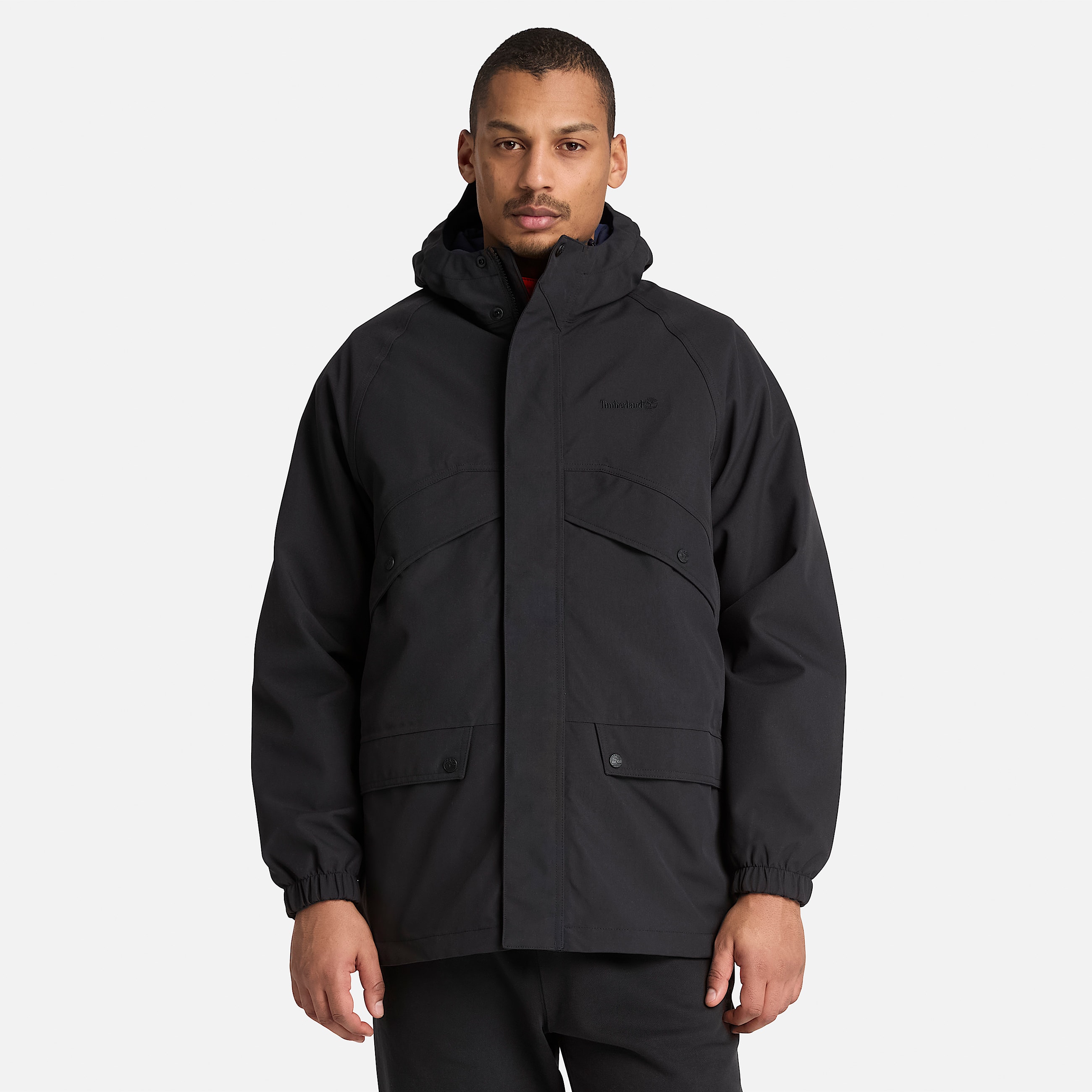 Weatherline ArchiveInspired Parka for Men in Black TBL Black ALT1