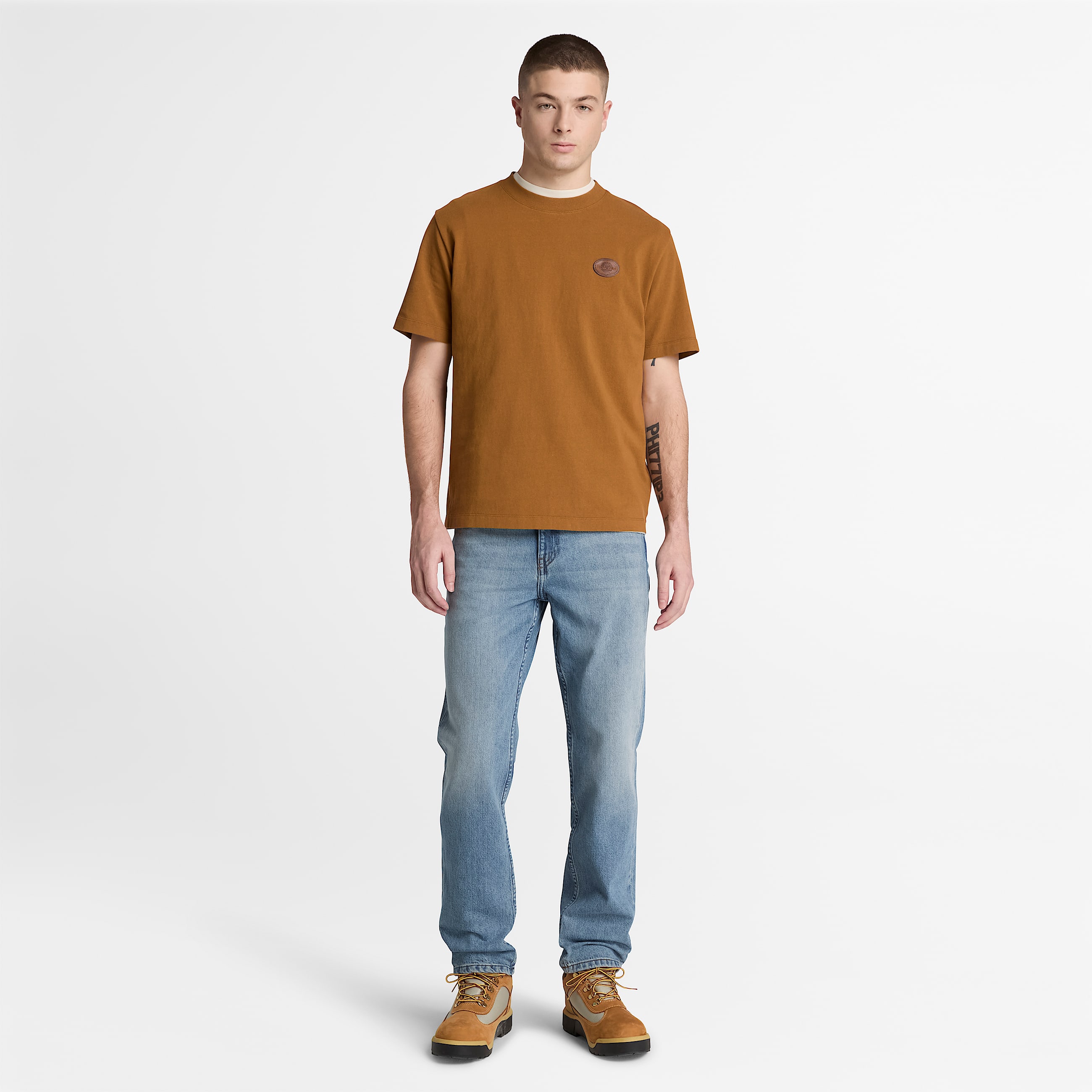 Straight Denim Trouser for Men in Light Blue TBL Blue ALT2