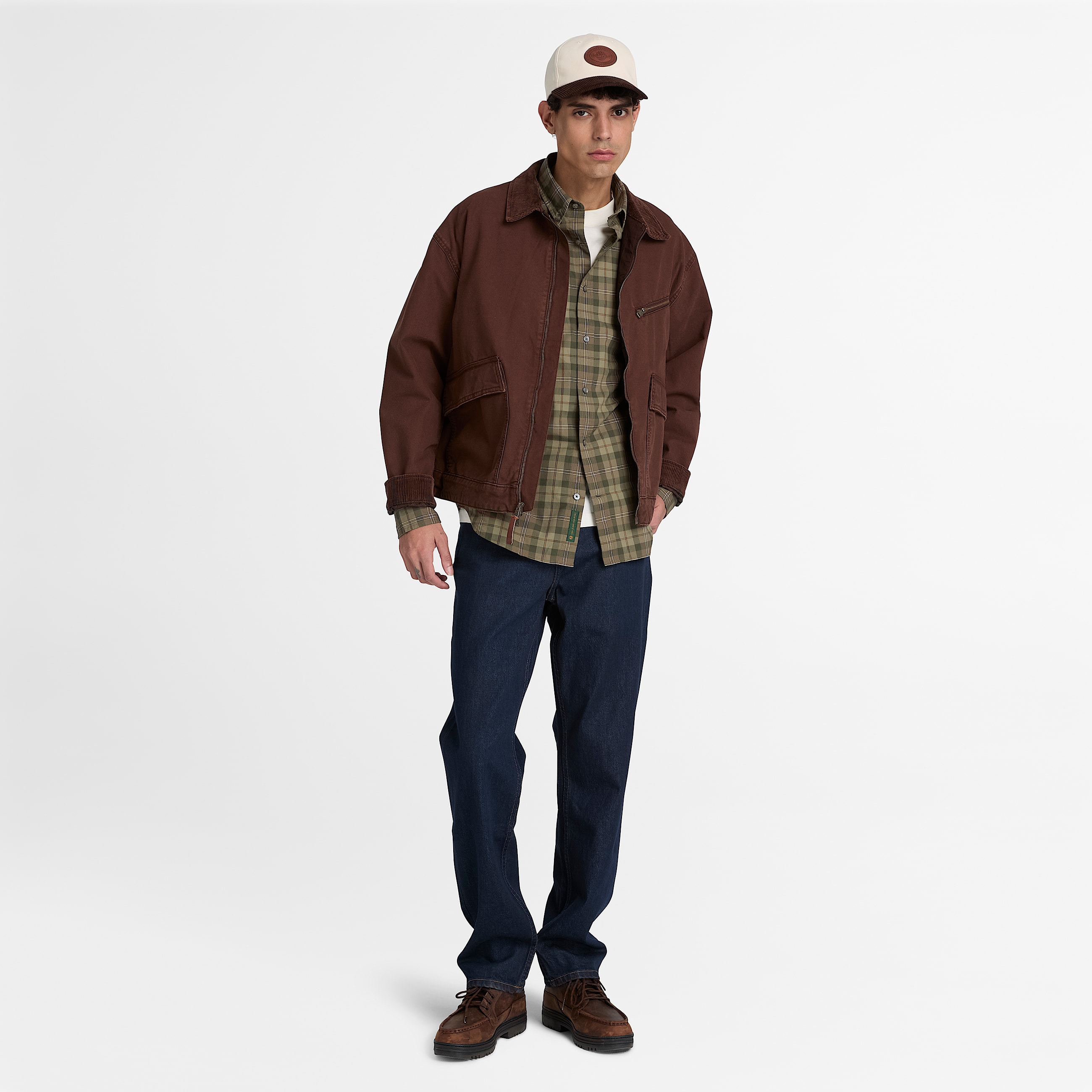 Strafford CanvasJacke fr Herren in Dunkelbraun TBL Braun ALT2