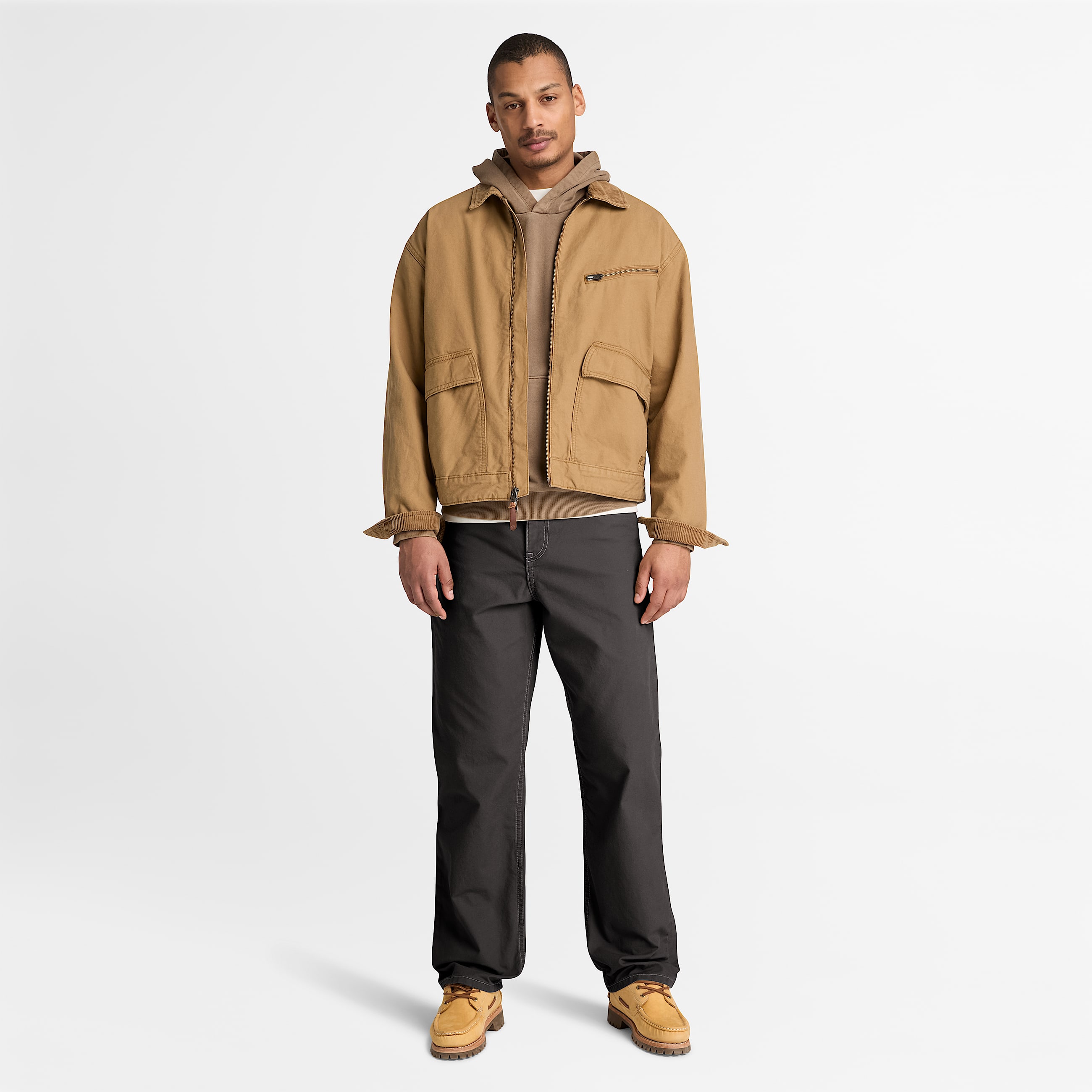 Rindge Canvas Carpenter Trouser for Men in Black TBL Black ALT2