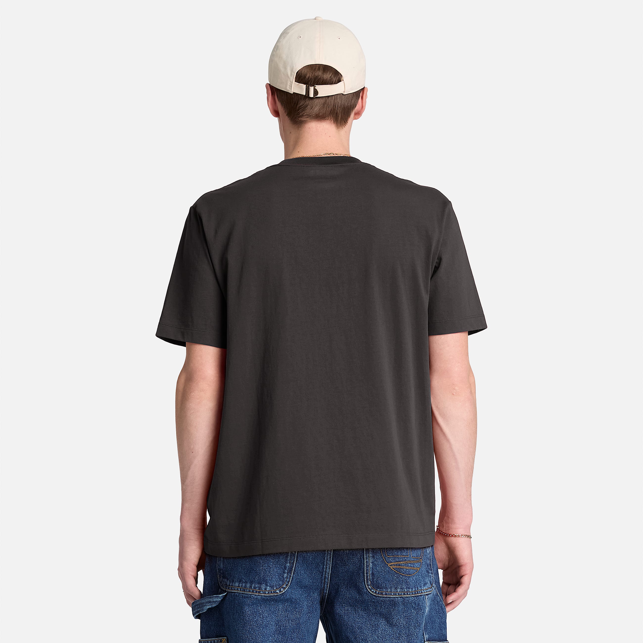 Tshirt  manches courtes et broderie Established 1973 pour homme en noir TBL noir ALT8