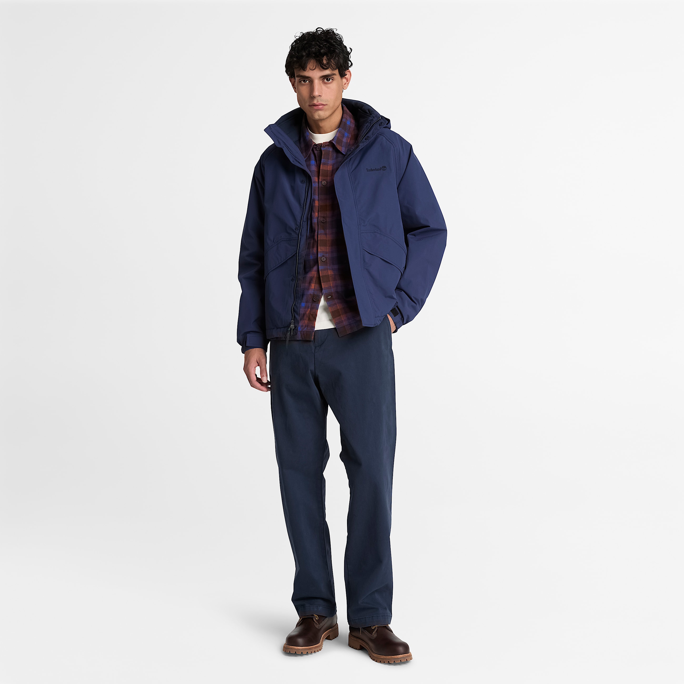 Veste 3en1 impermable pour homme en bleu fonc TBL bleu ALT2
