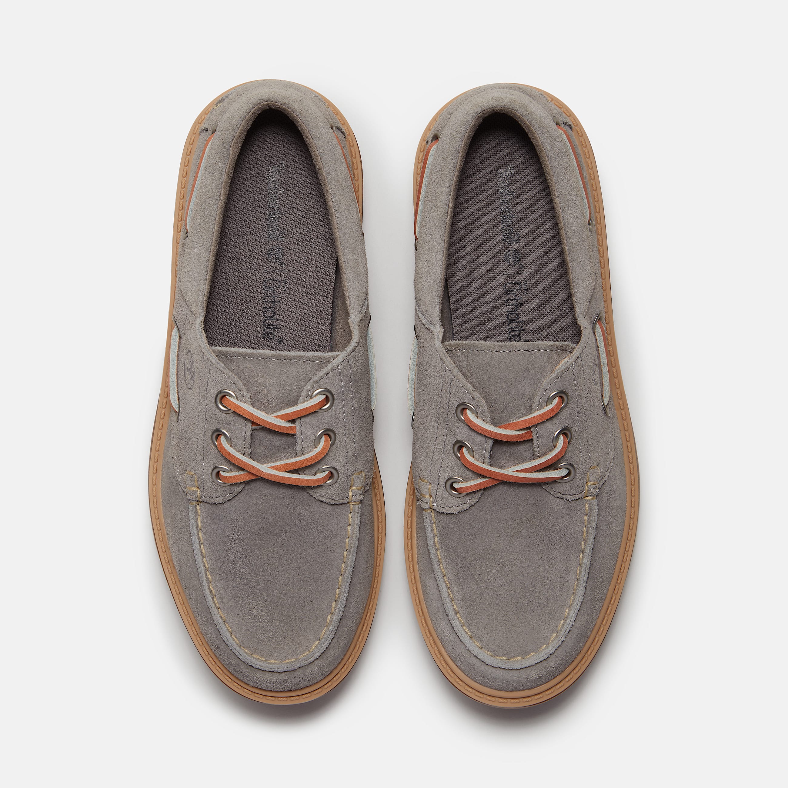 Stone Street Platform Boat Shoe for Women in Grey TBL Grey ALT2