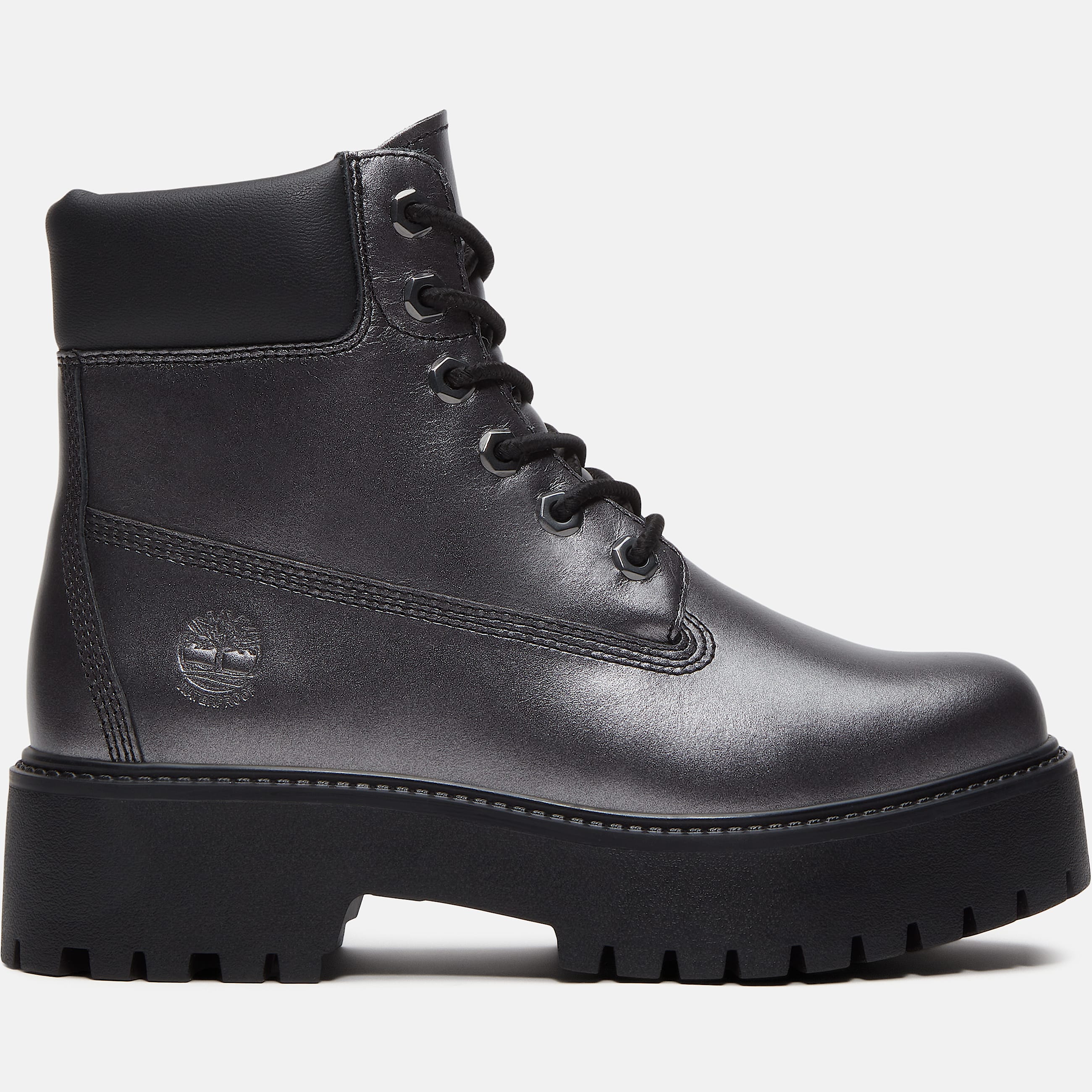 Stone Street Platform 6Inch Waterproof Boot for Women in Grey TBL Grey HERO