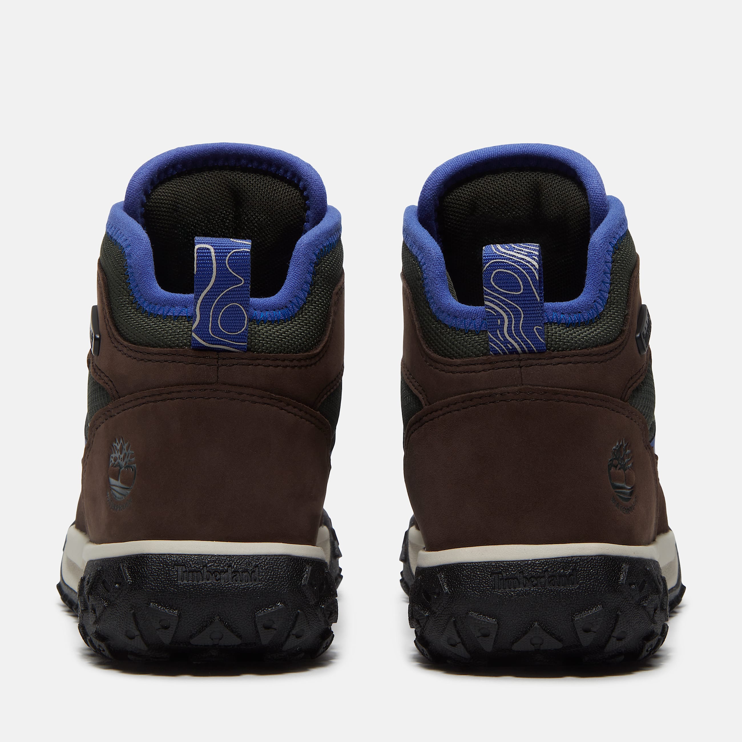 Halbhoher wasserfester GreenStride Motion 6 Bungee Sneaker fr Jugendliche in DunkelbraunDunkelgrn TBL Braun ALT5