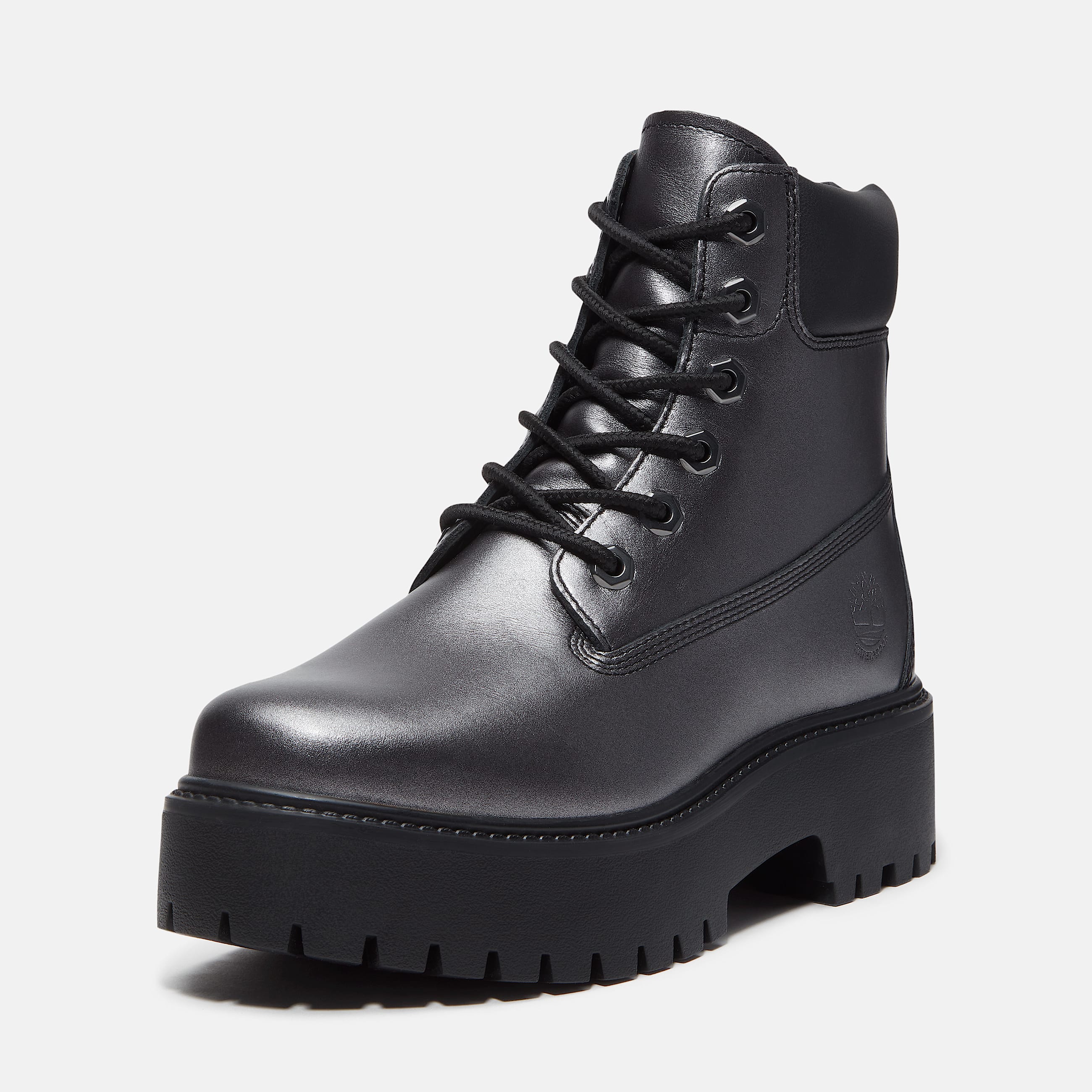 Stone Street Platform 6Inch Waterproof Boot for Women in Grey TBL Grey ALT9