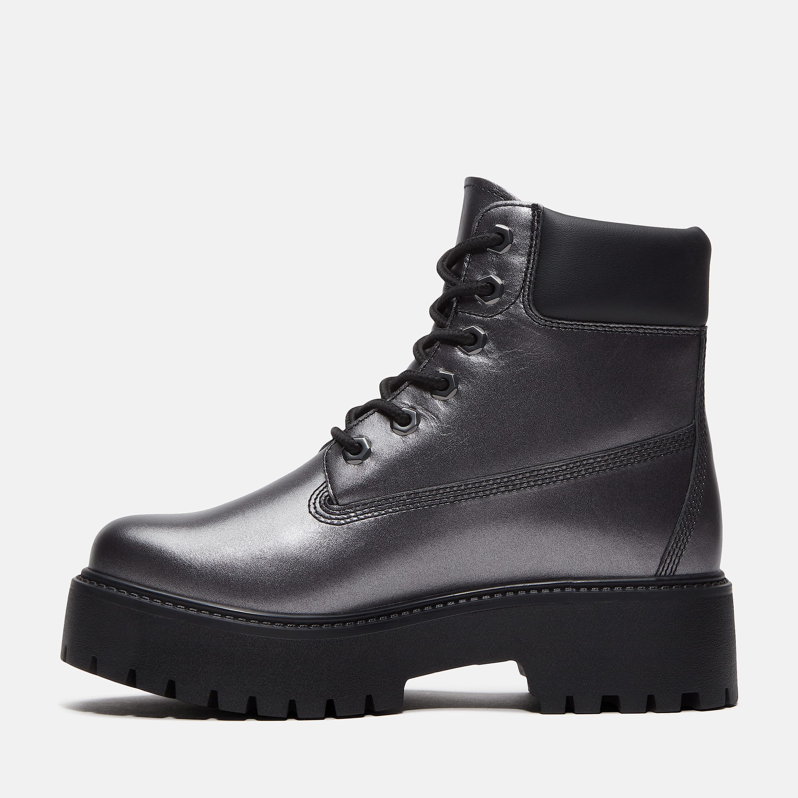 Stone Street Platform 6Inch Waterproof Boot for Women in Grey TBL Grey ALT6