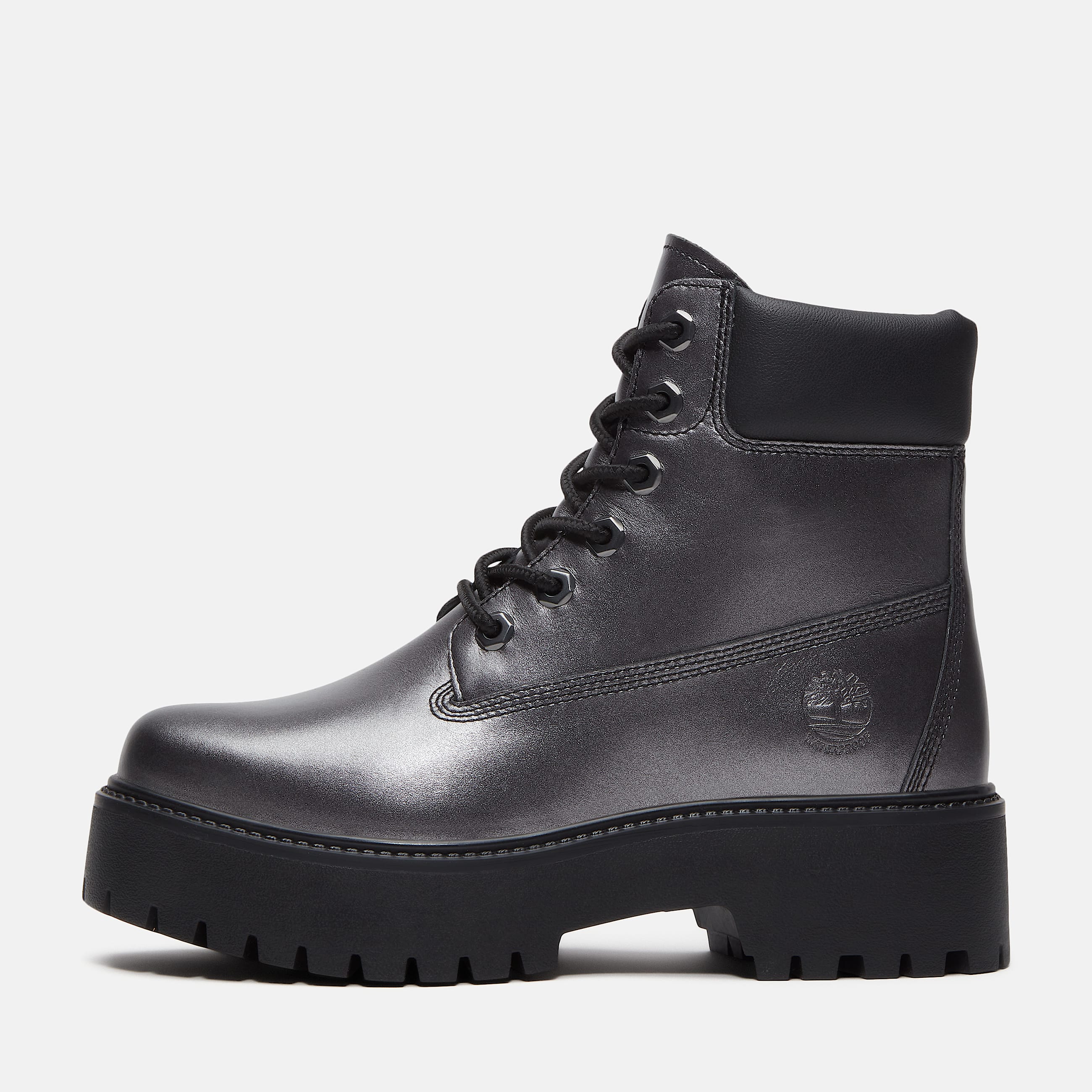 Stone Street Platform 6Inch Waterproof Boot for Women in Grey TBL Grey ALT8