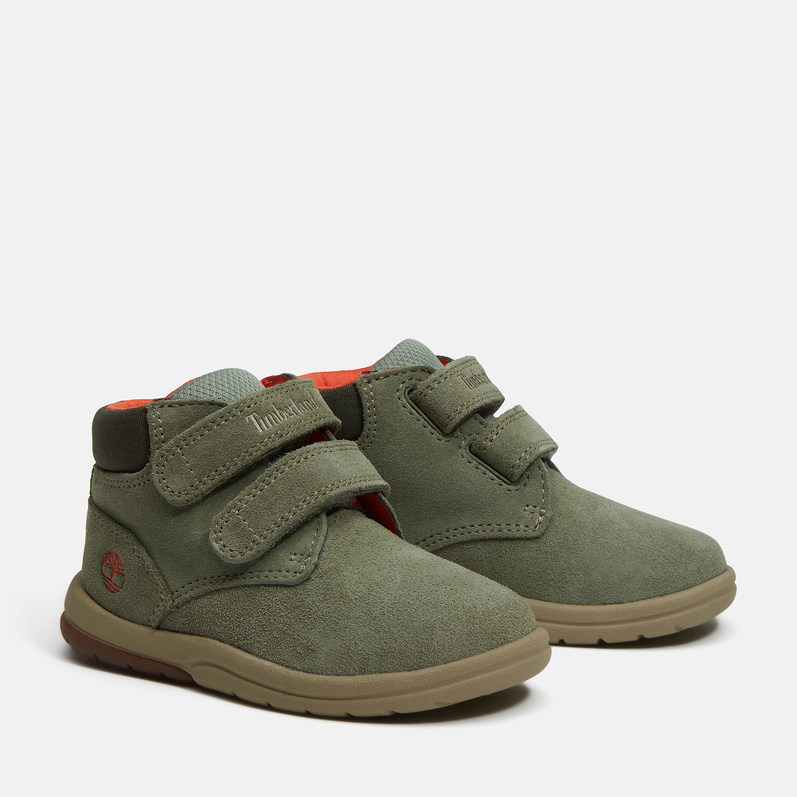 Bota de media caa con cierre de velcro Toddle Tracks para nios de 20 a 30 en verde claro TBL verde ALT4