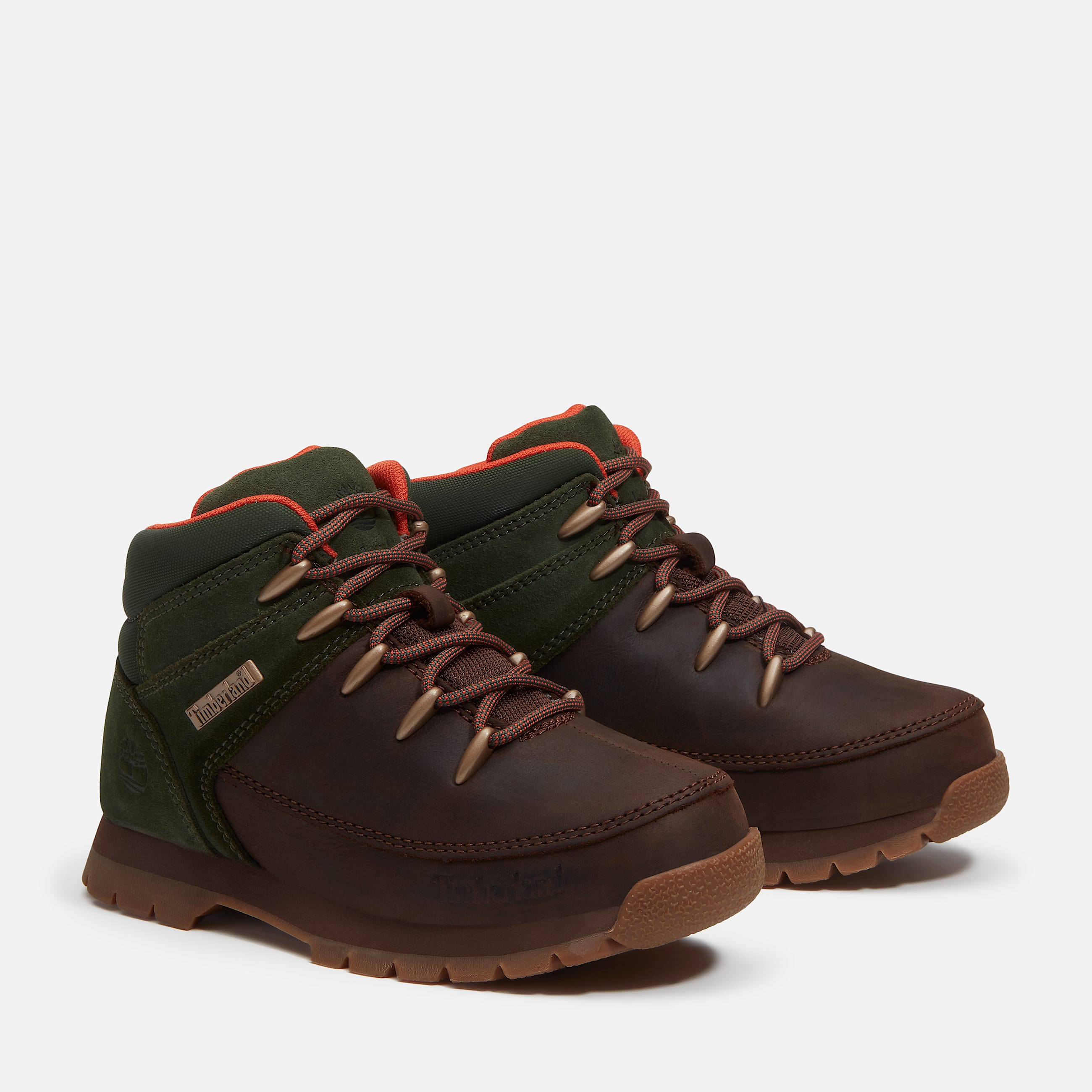 Euro Sprint Boot for Youth in Dark BrownDark Green TBL Brown ALT4