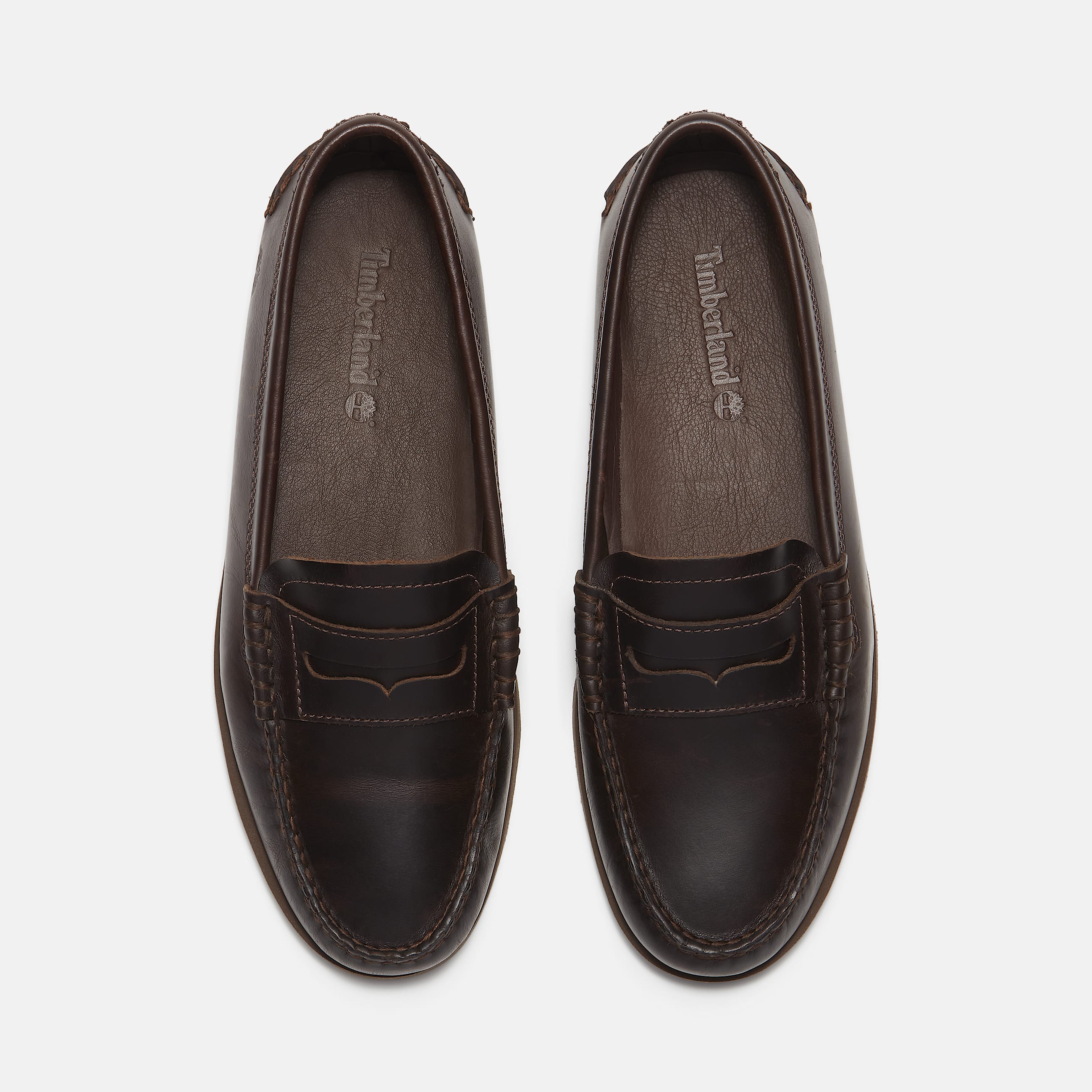 Mocassin bateau classique Timberland pour homme en marron fonc TBL marron ALT2