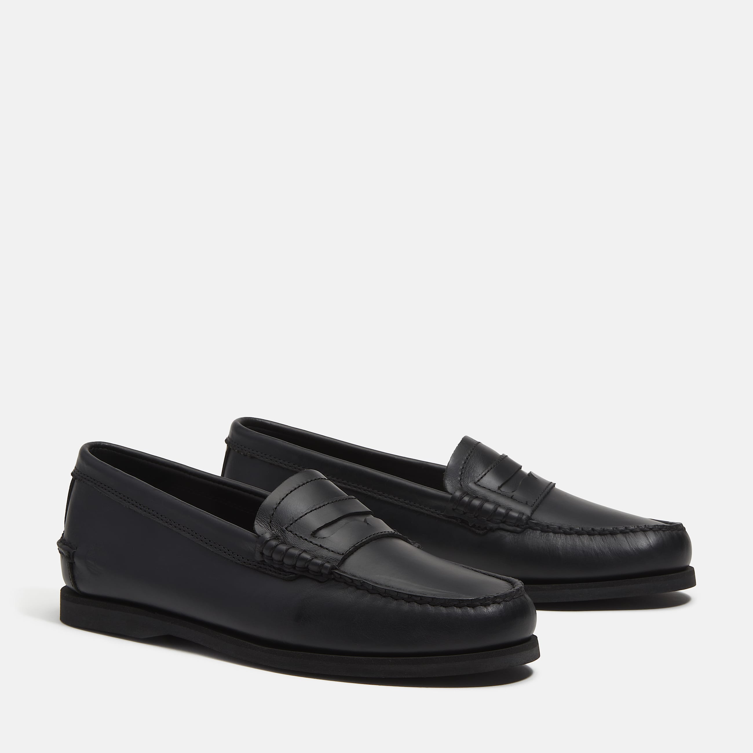 Timberland klassischer Bootsloafer fr Herren in Schwarz TBL Schwarz ALT5