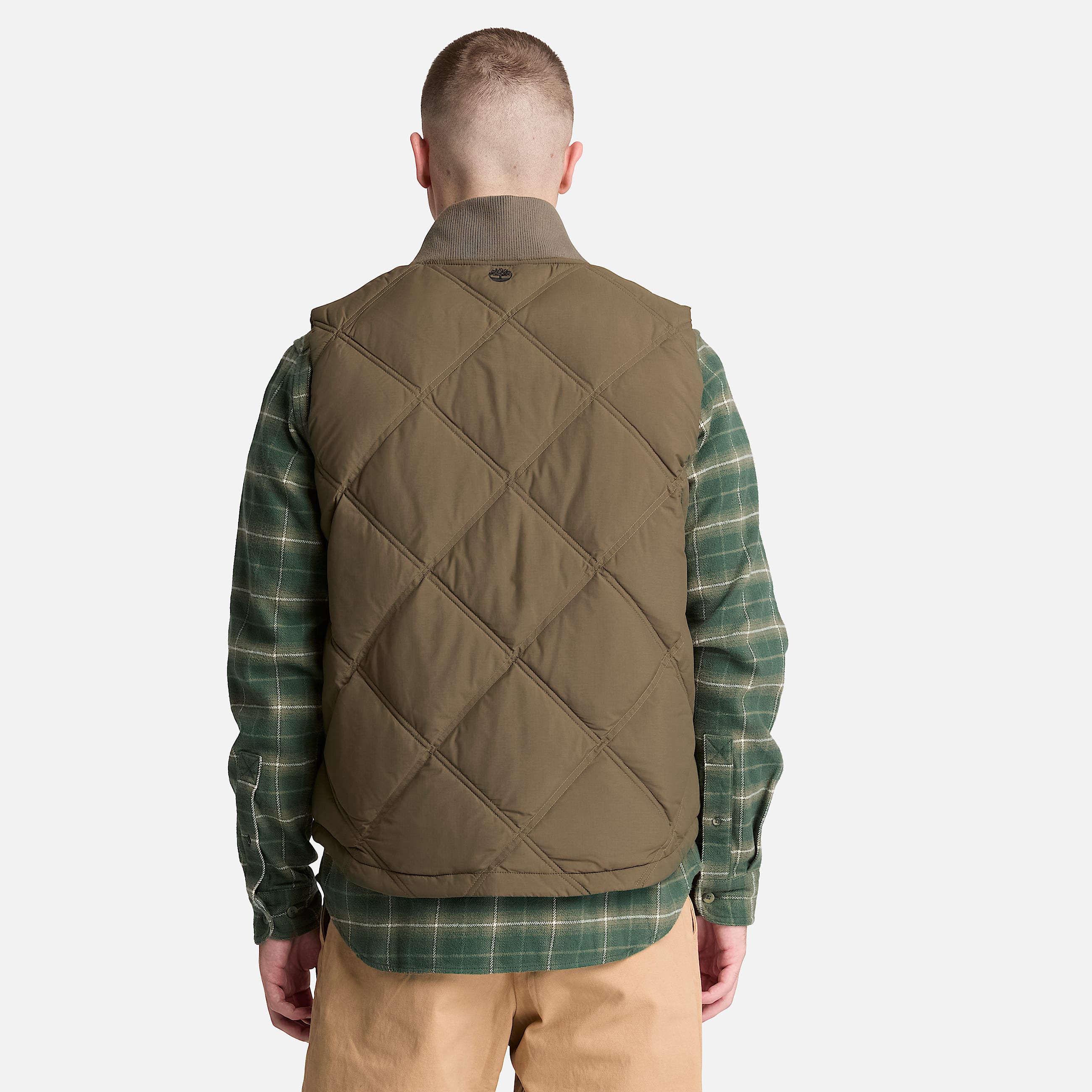 Sierra Cliff 600Fill Down Puffer Vest for Men in Dark Green TBL Green ALT8