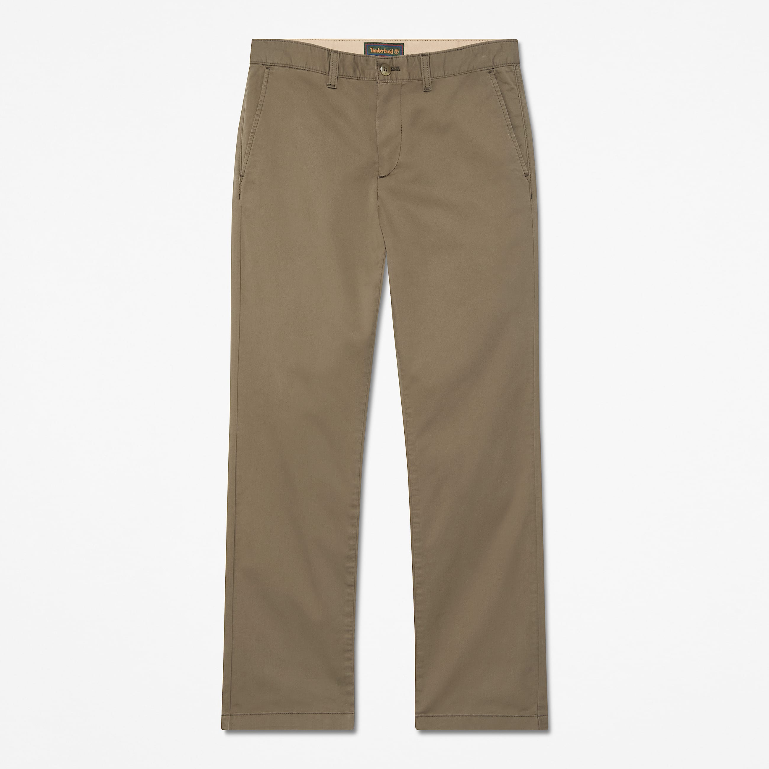Pantaloni Chino a Gamba Dritta in Twill Claremont da Uomo in verde scuro TBL verde HERO