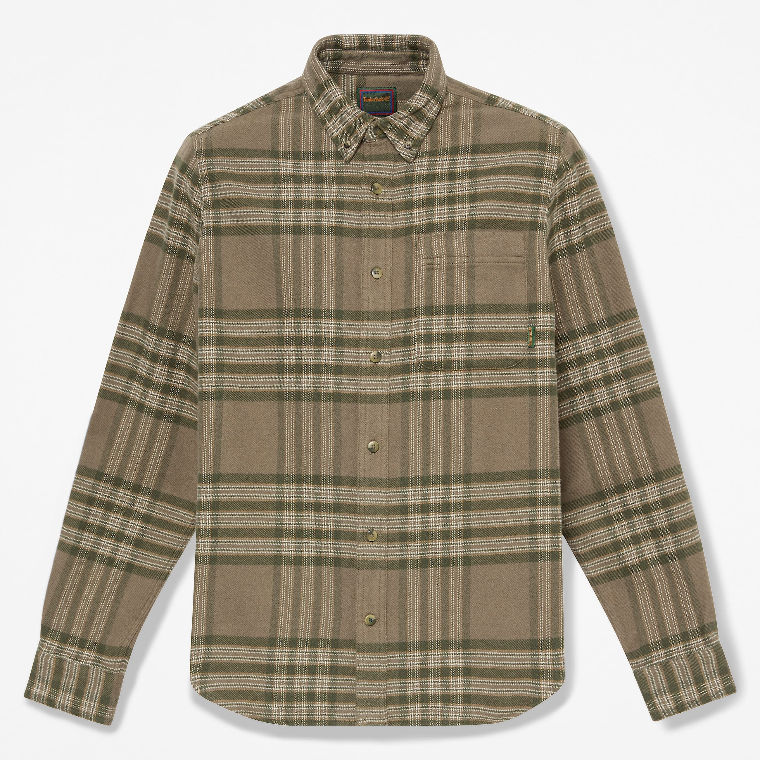 Chemise classique  carreaux indigo pour homme en vert fonc TBL Verte HERO