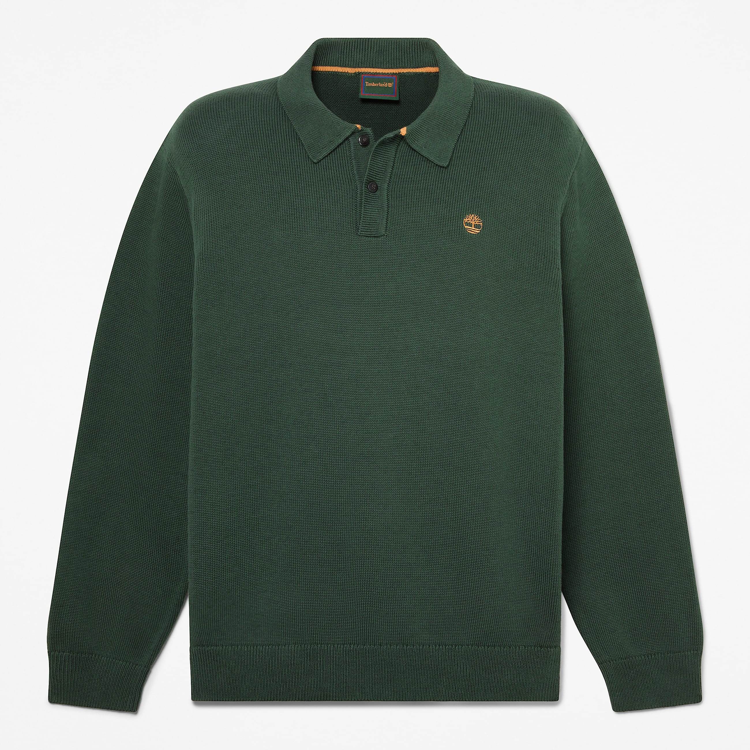 Williams River Cotton Polo Jumper for Men in Dark Green TBL Green HERO