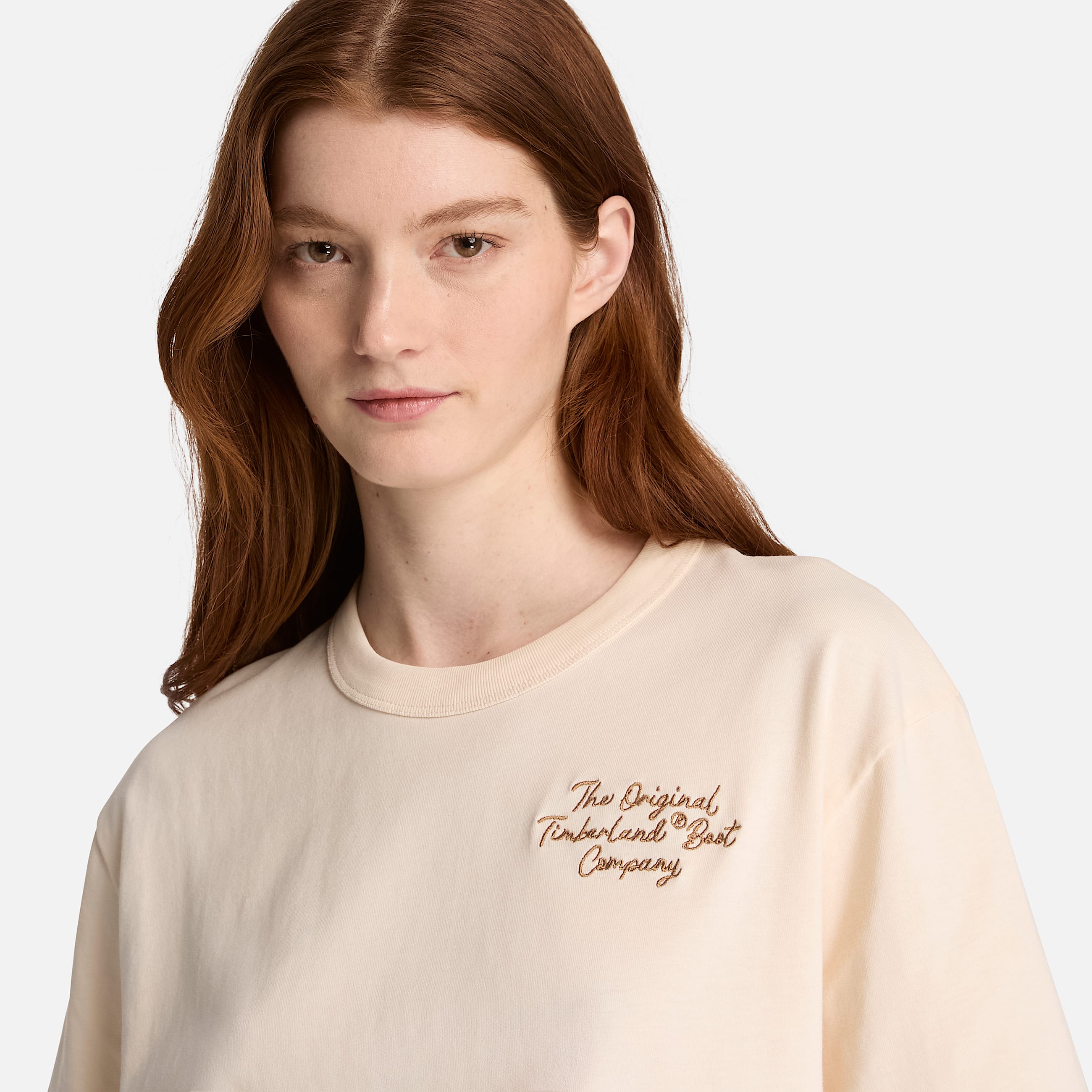 Elevated ShortSleeve TShirt for Women in Beige TBL Beige ALT3