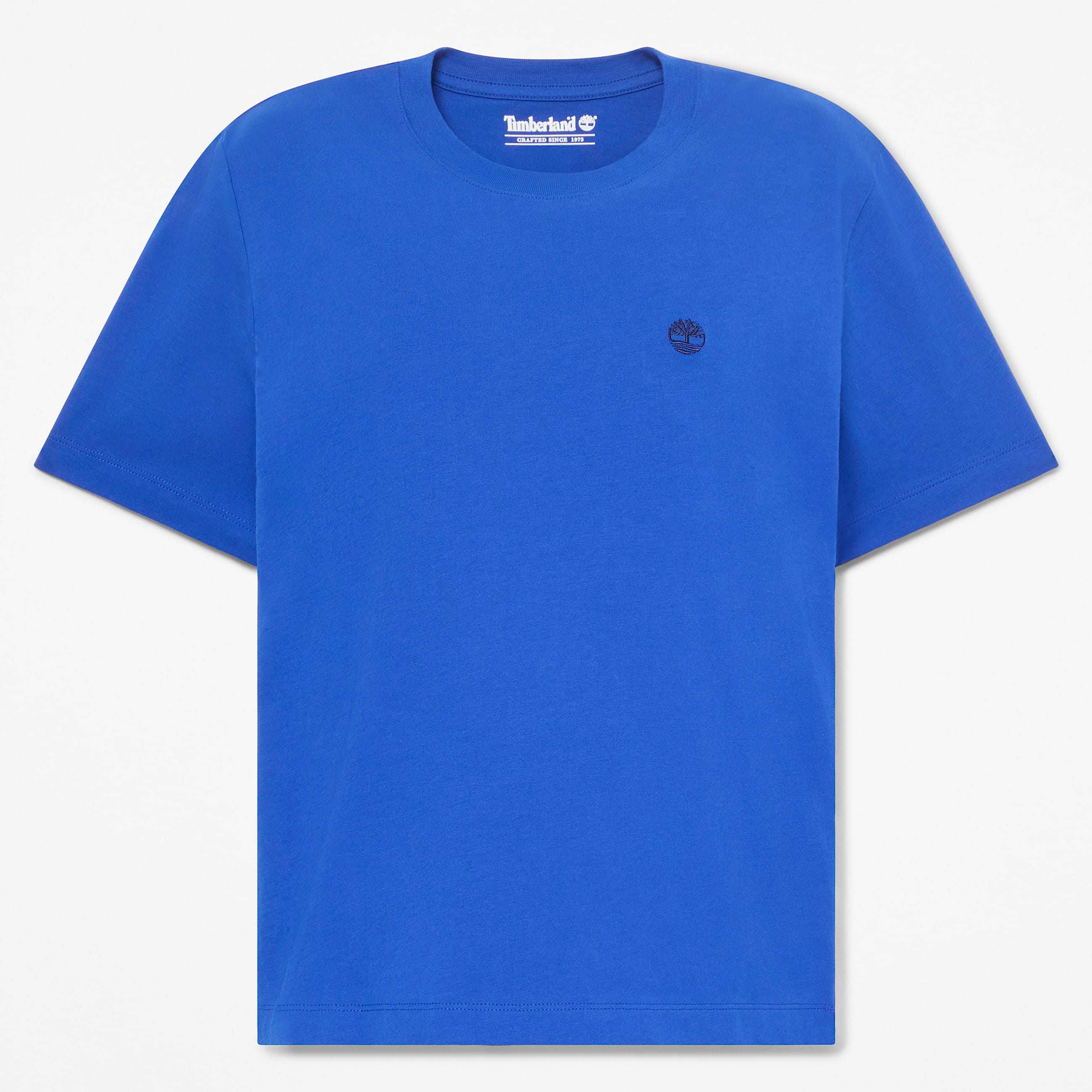 Tshirt Girocollo a Maniche Corte Crafted da Donna in blu TBL blu HERO