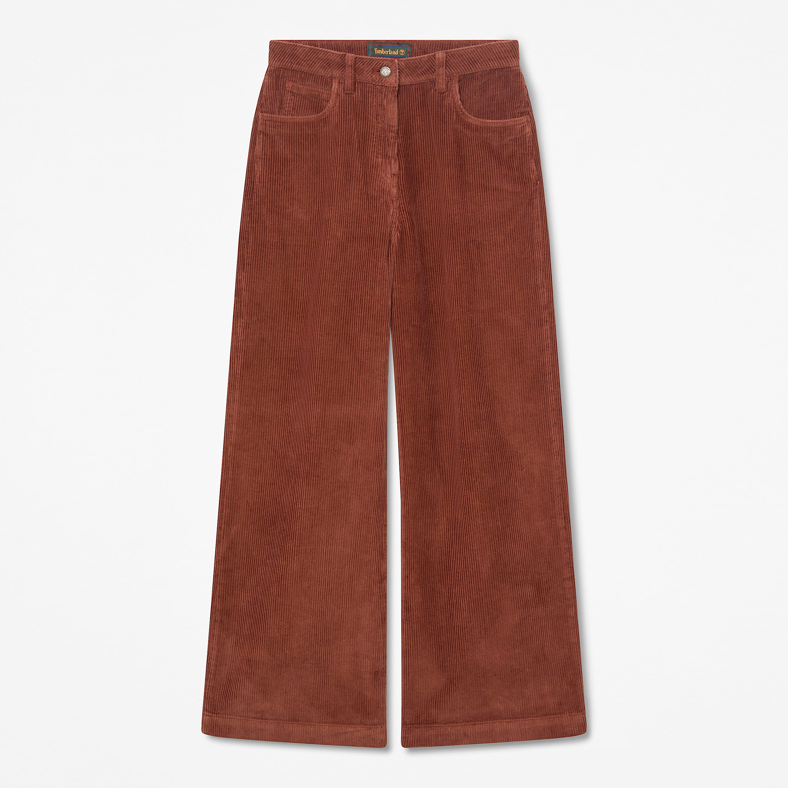 Pantalon large en velours ctel pour femme en marron TBL marron HERO